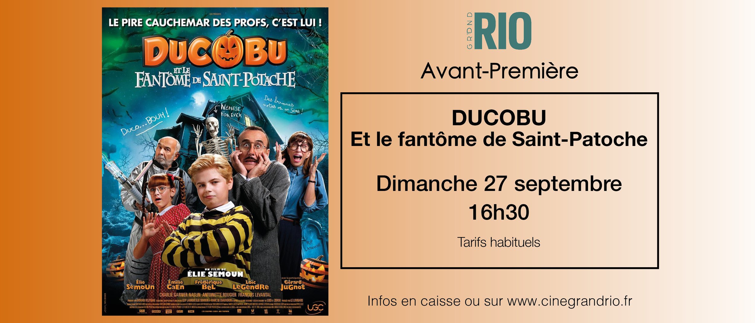 AVANT-PREMIERE : DUCOBU et le fantôme de Saint-Patoche