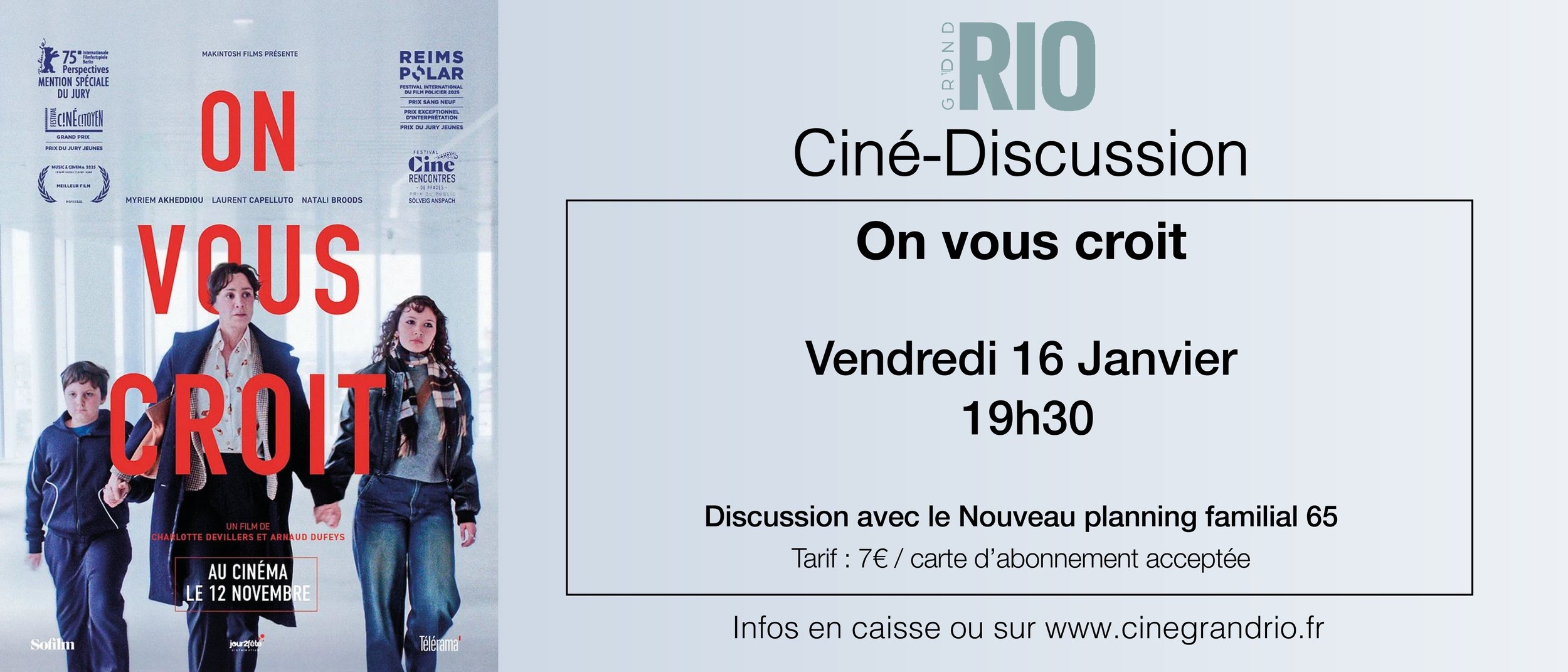 Ciné-discussion : On vous croit