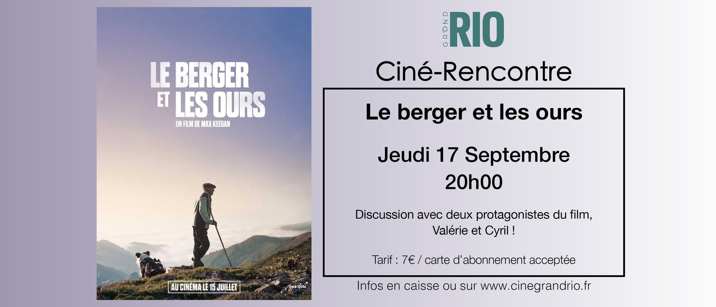 Ciné-Rencontre : Le berger et les ours