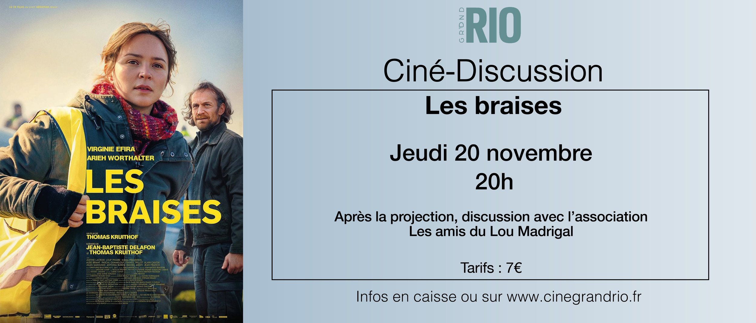 Ciné-discussion Les Braises