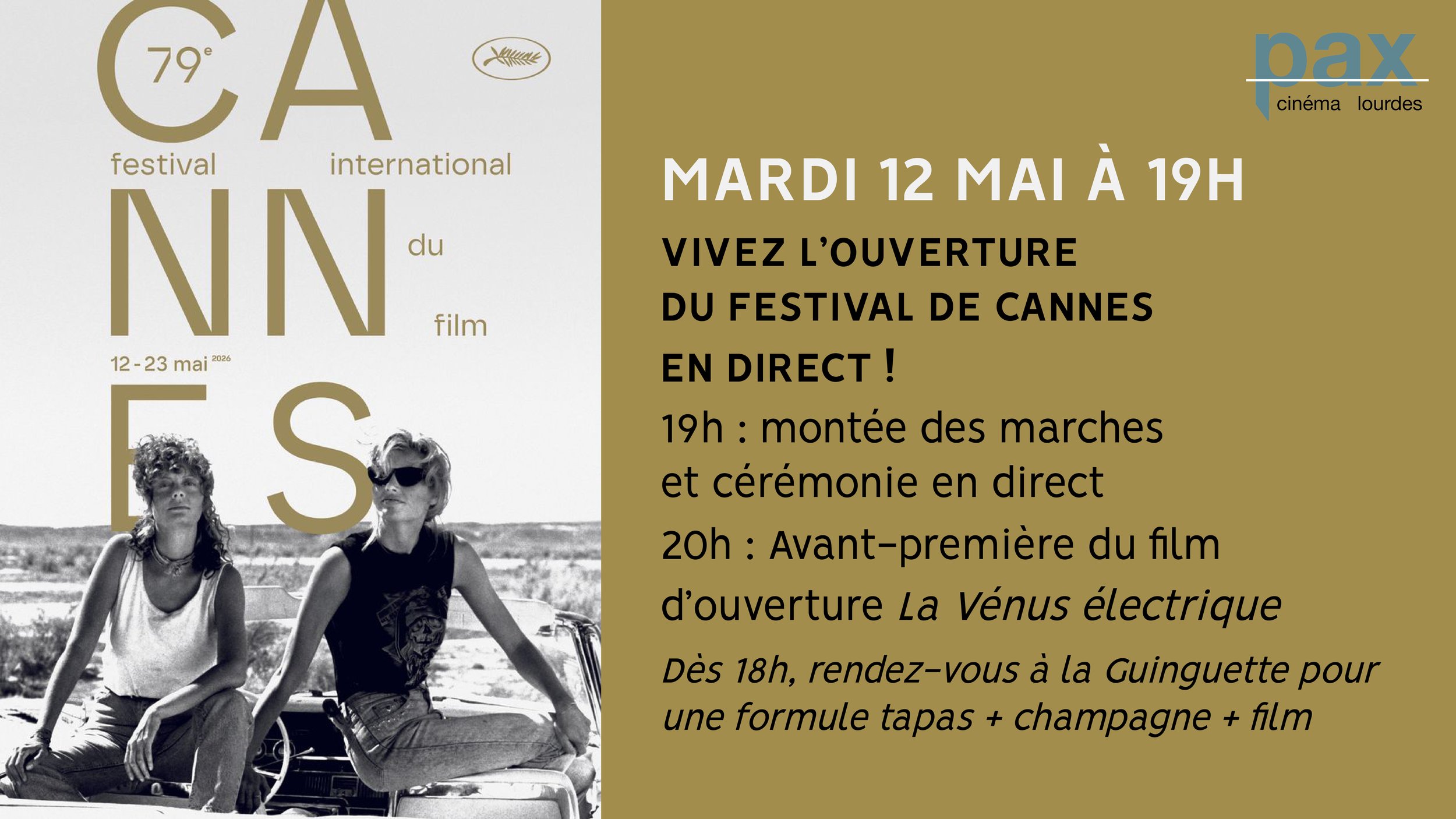 Ouverture du festival de Cannes