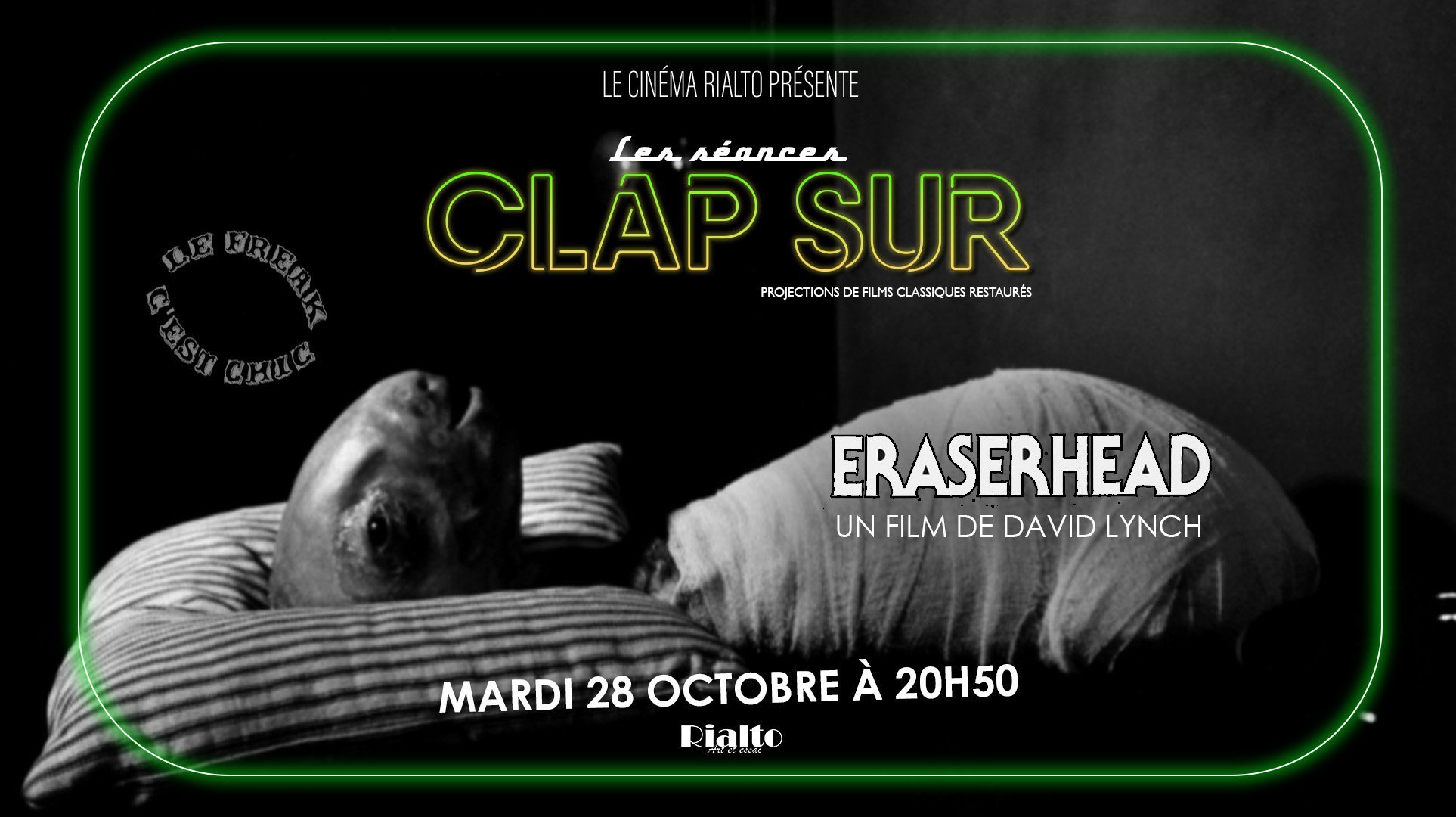 Clap Sur : Eraserhead de David Lynch