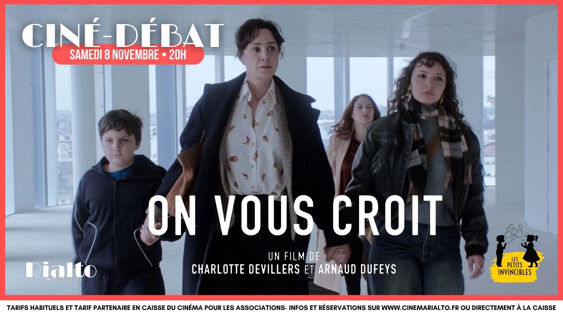 Ciné-Débat : On vous croit de Charlotte Devillers et Arnaud Dufeys