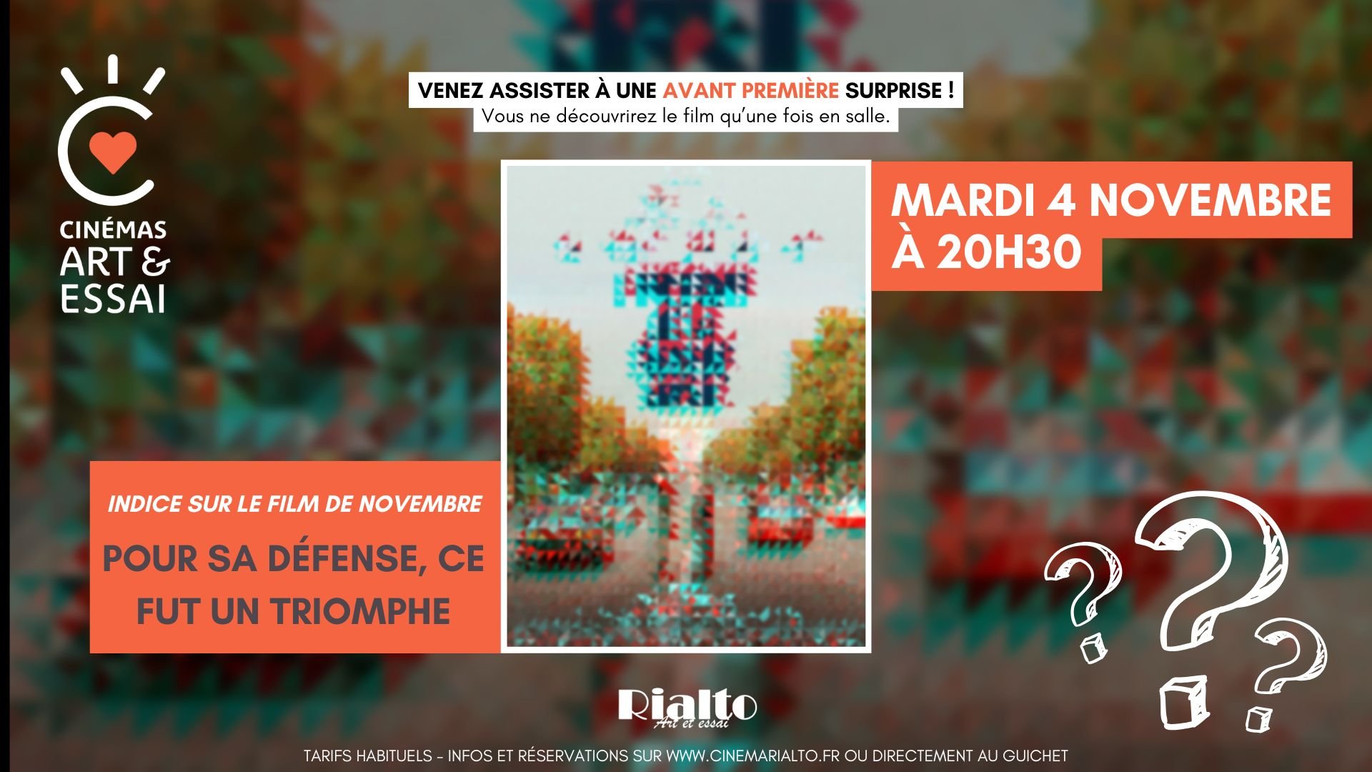 Séance Surprise - Coup de coeur Afcae Novembre