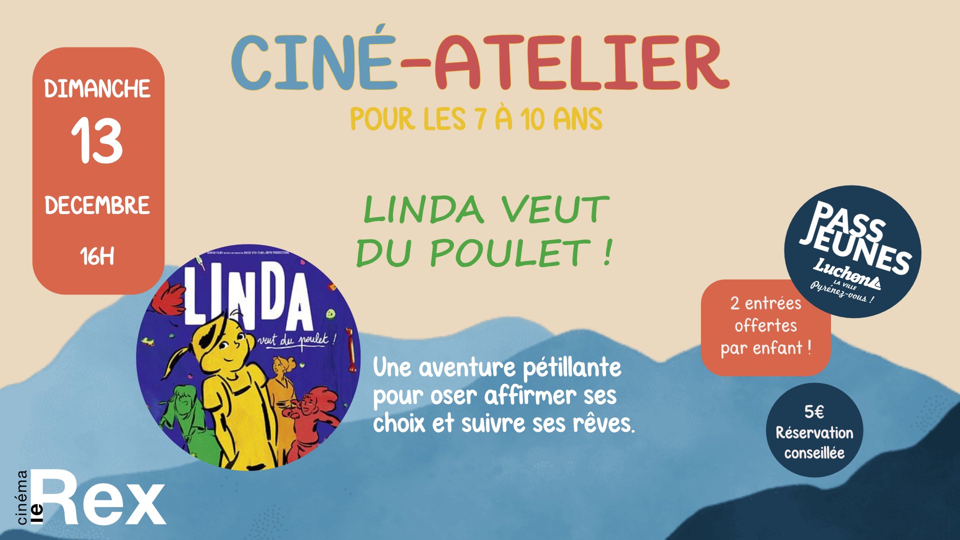 Ciné-atelier : Linda veut du poulet !