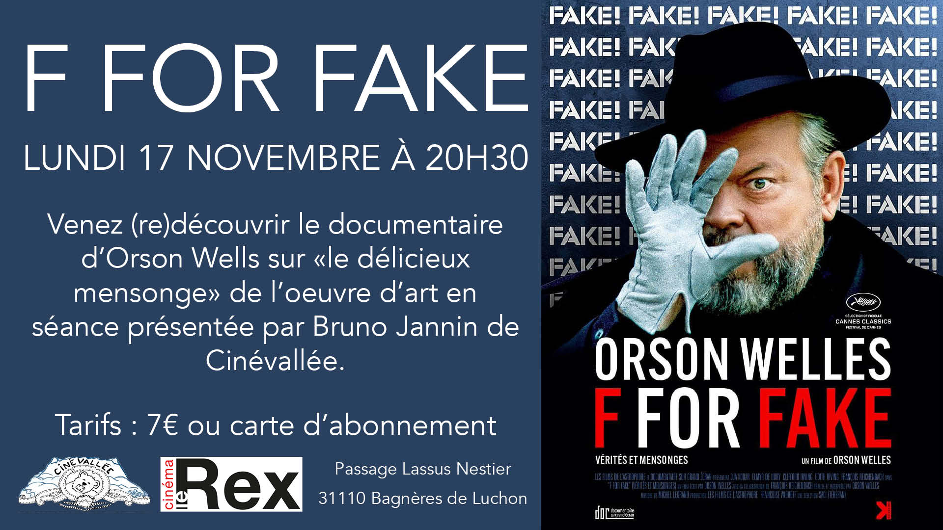 Cinévallée : F for Fake