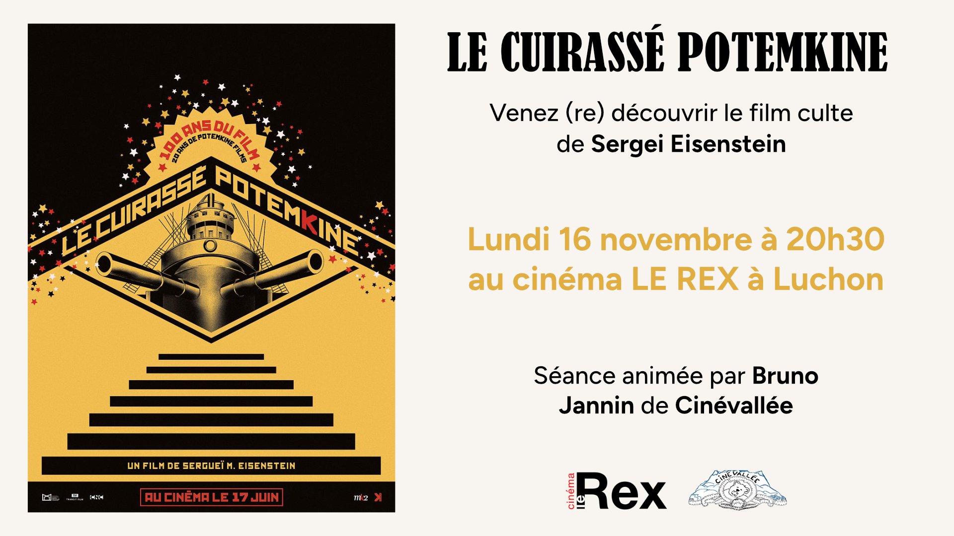 Ciné-rencontre : Le Cuirassé de Potemkine