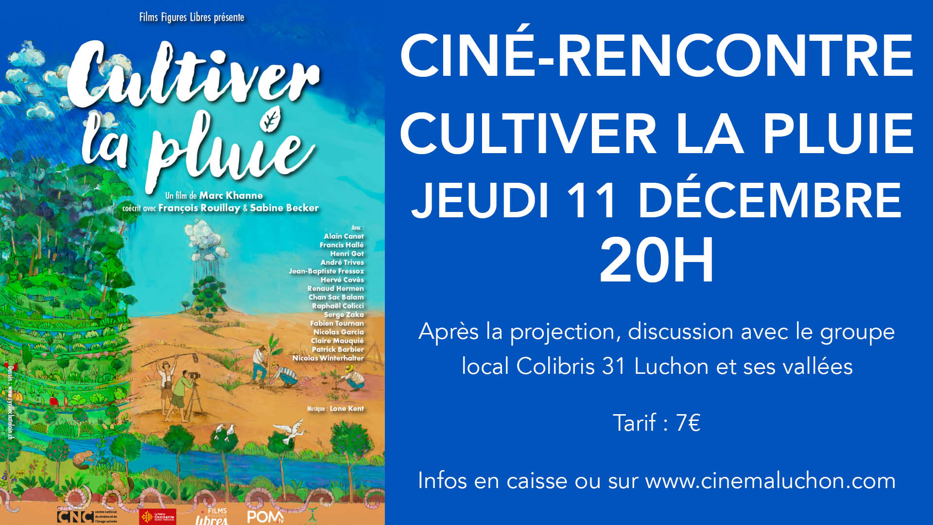 Ciné-rencontre : Cultiver la pluie