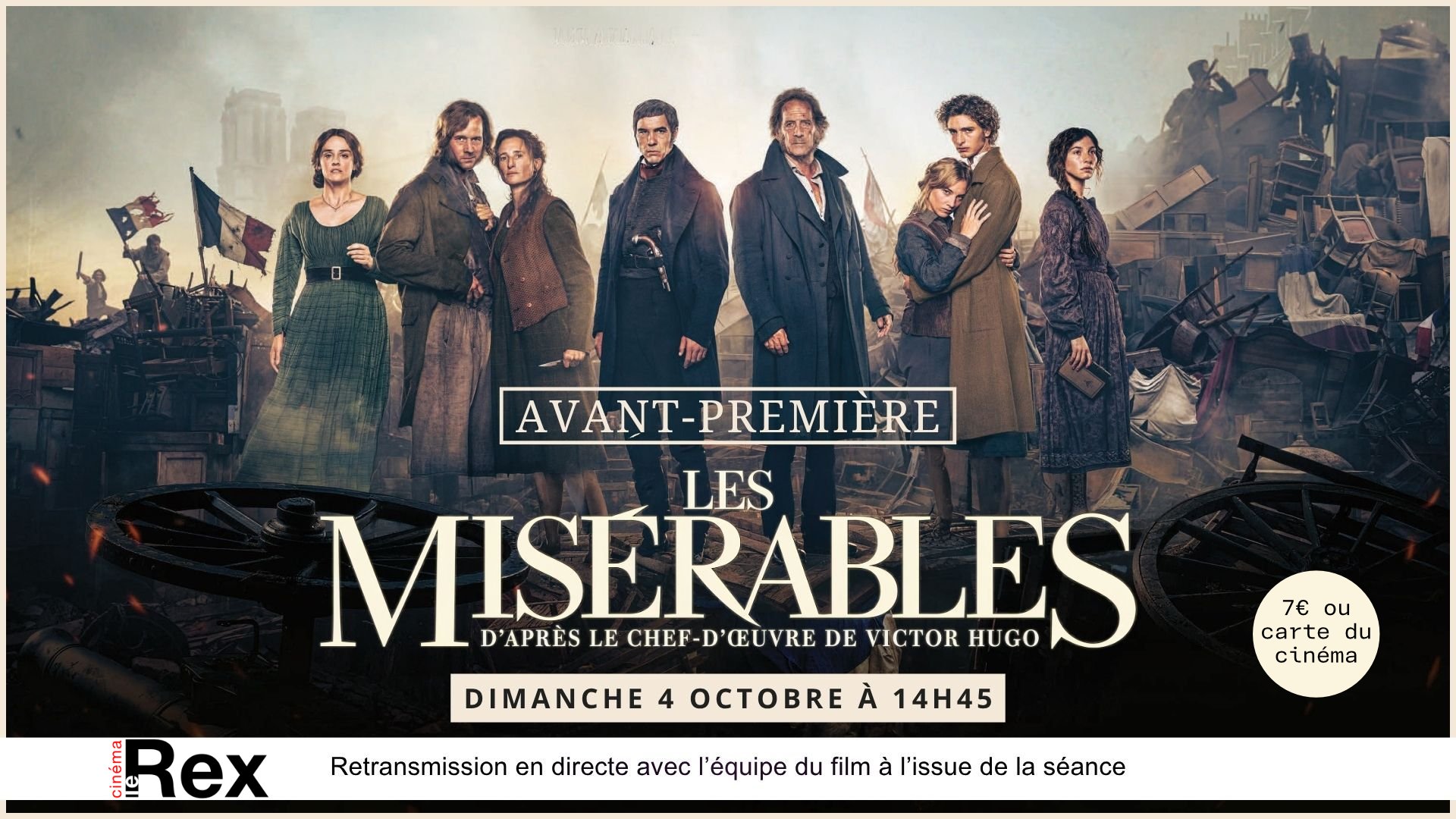 Les misérables en avant-première