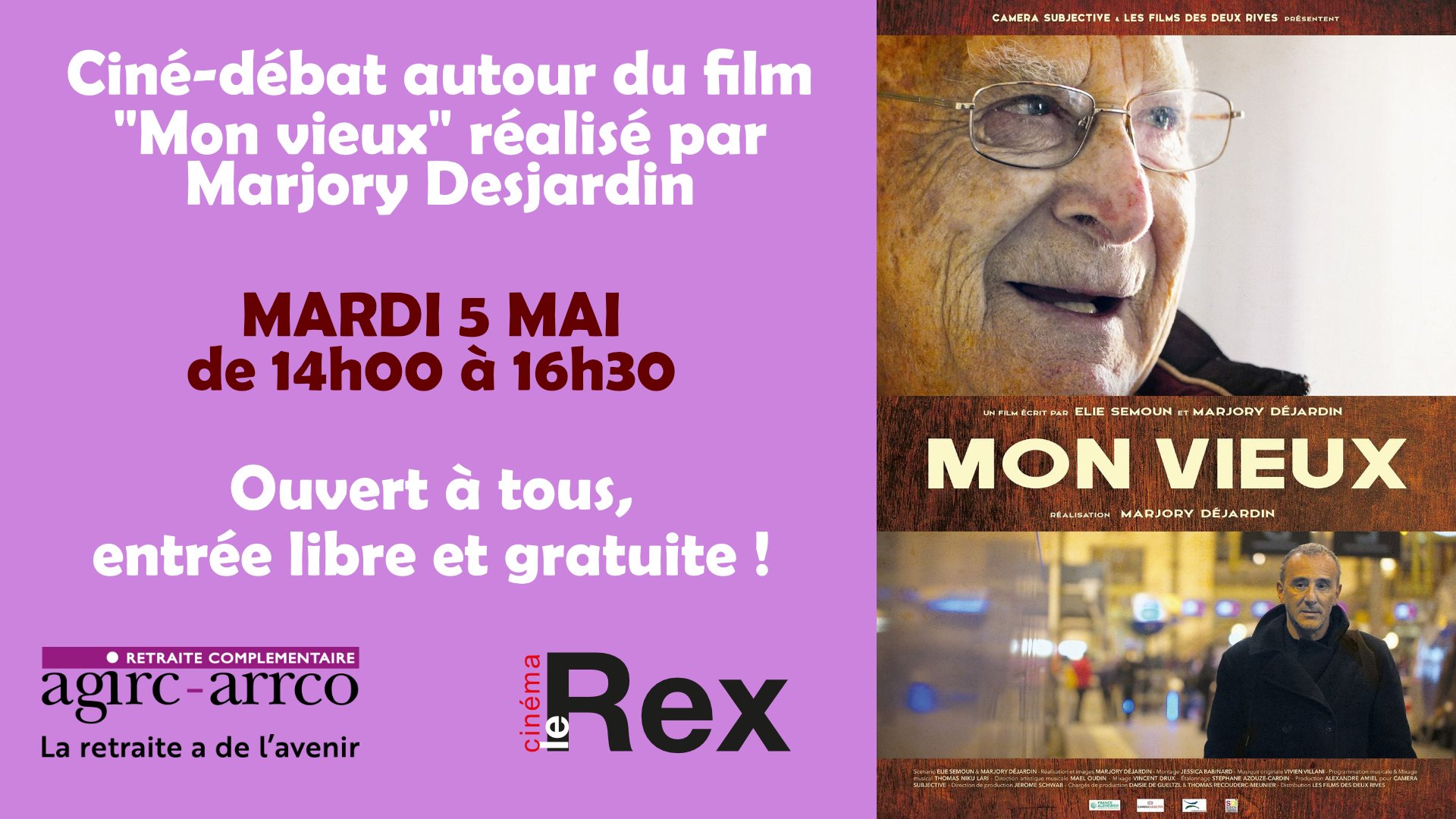 Ciné-débat "Mon vieux"