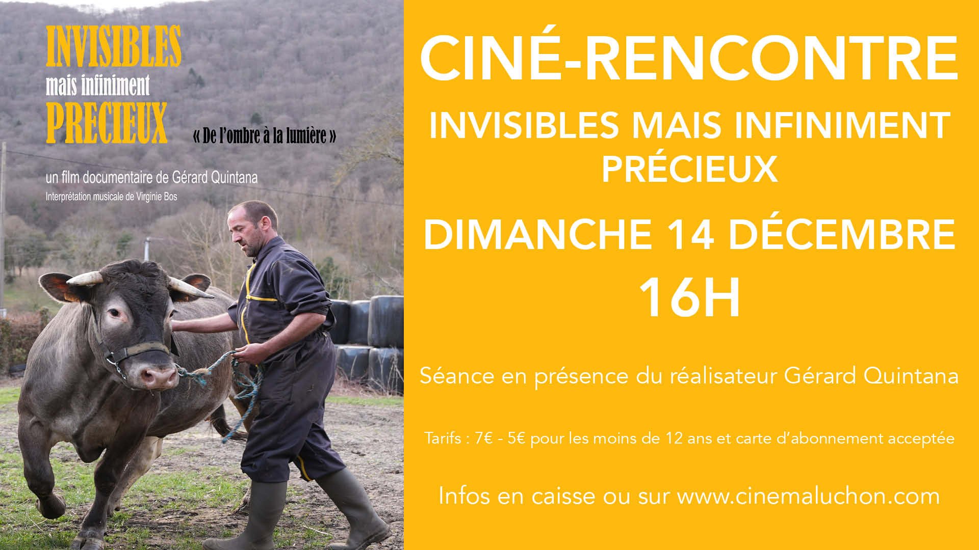 Ciné-rencontre : Invisibles mais infiniment précieux