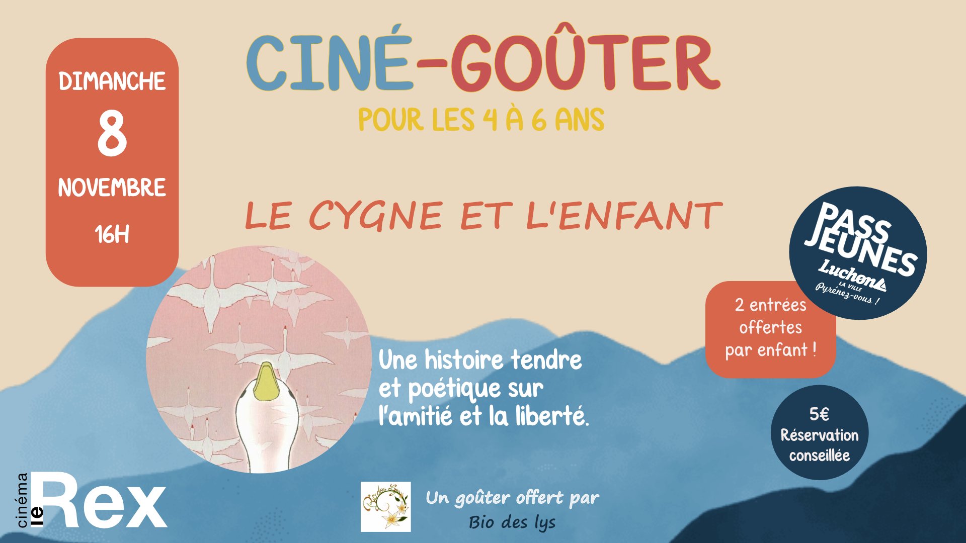 Ciné-goûter : Le cygne et l'enfant