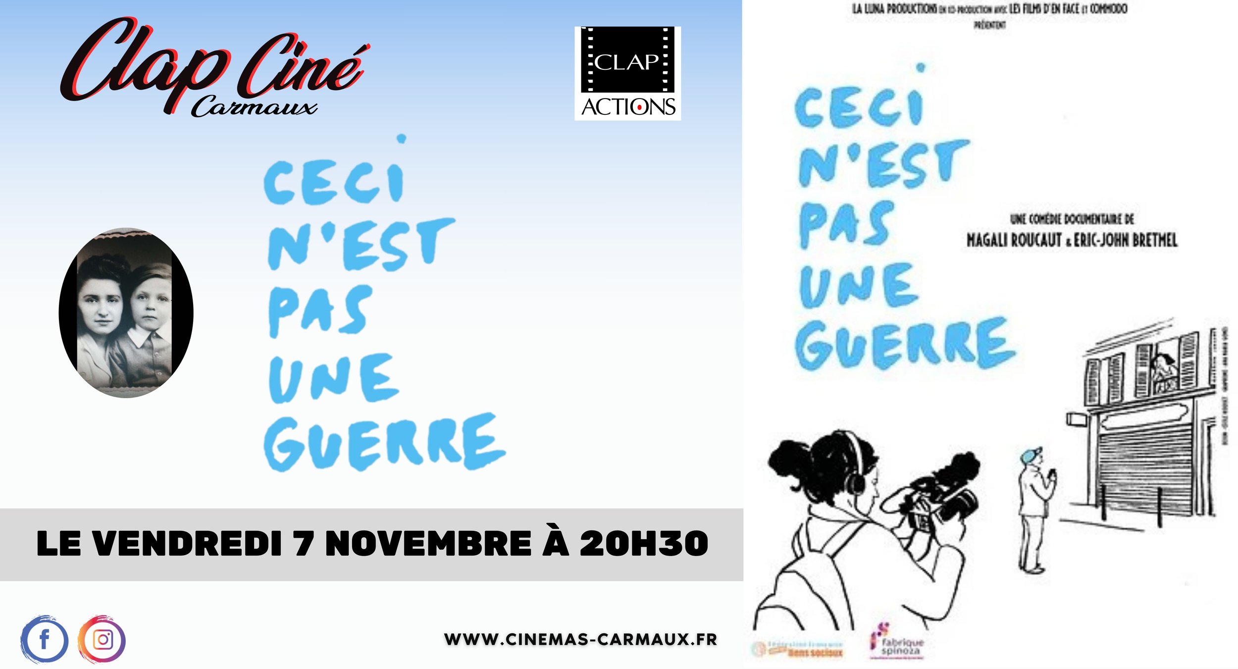 🎬 CINÉ COUP DE CŒUR, CLAP ACTIONS avec "CECI N’EST PAS UNE GUERRE"