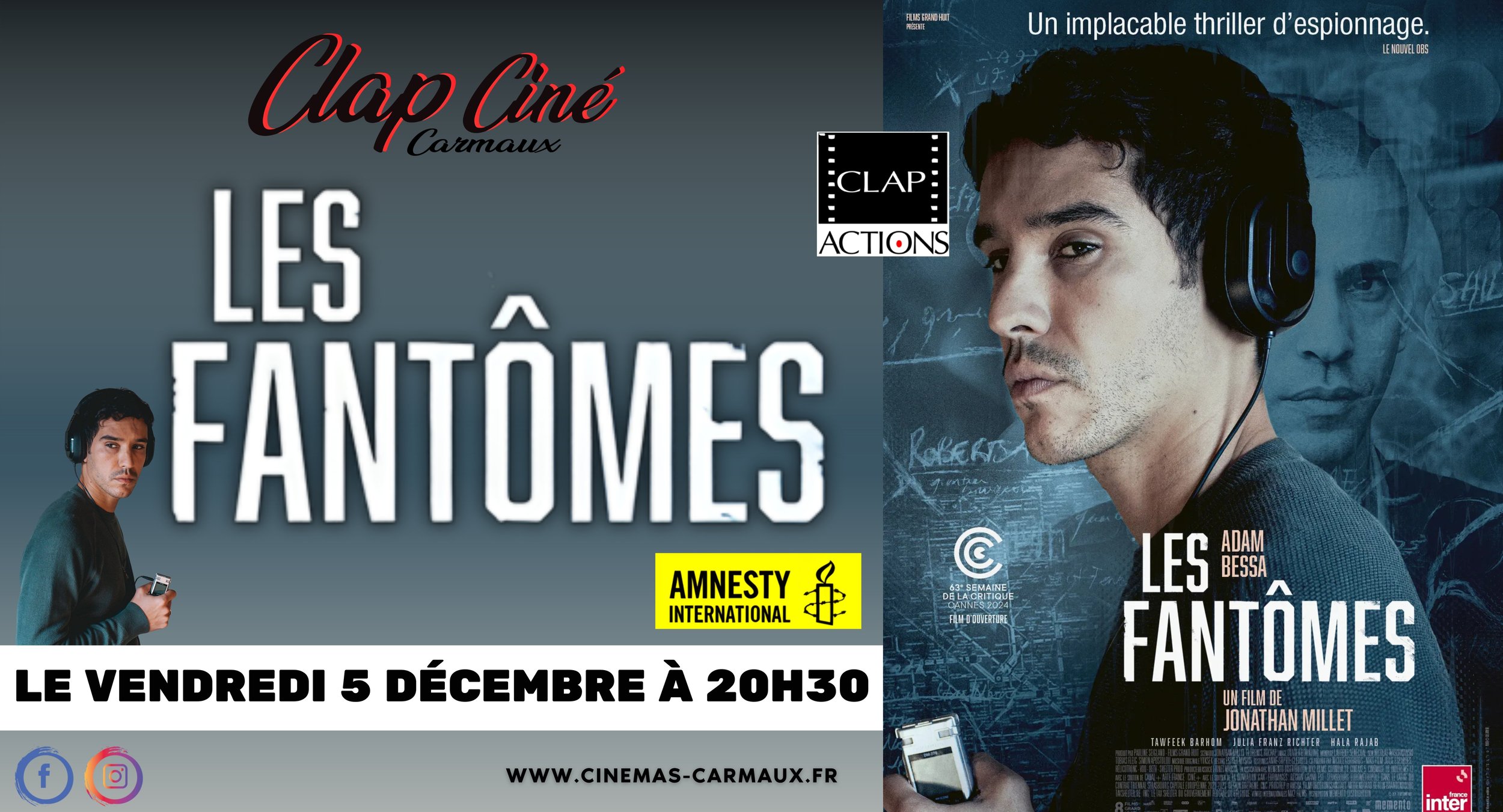 Les Fantômes avec l'intervention d'Anesty inernational