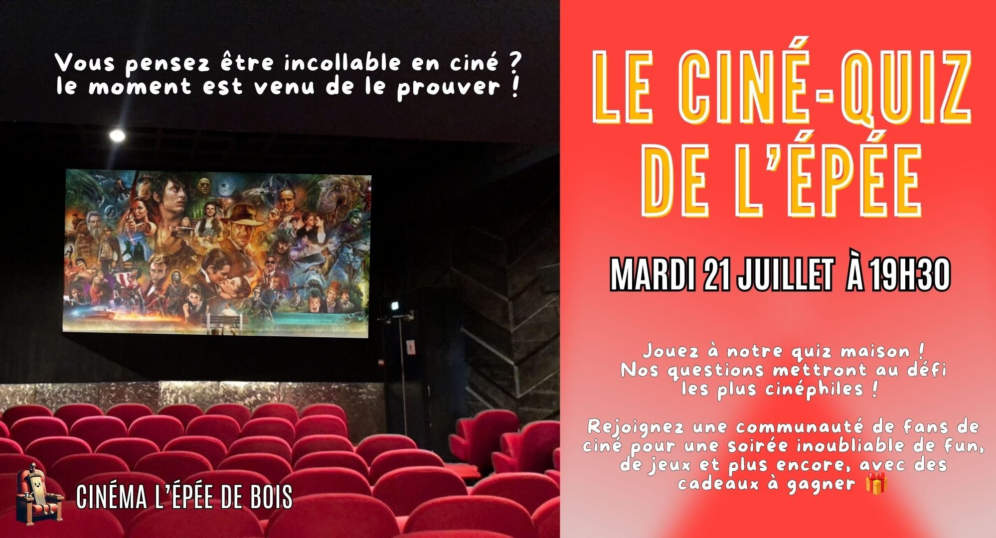 Le Ciné-Quiz de L'Epée 🔍