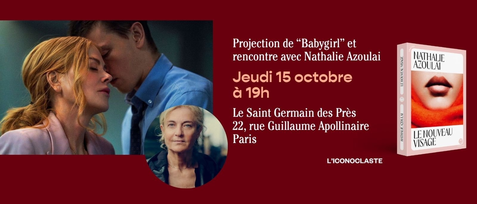 BABY GIRL - Séance rencontre avec Nathalie Azoulai