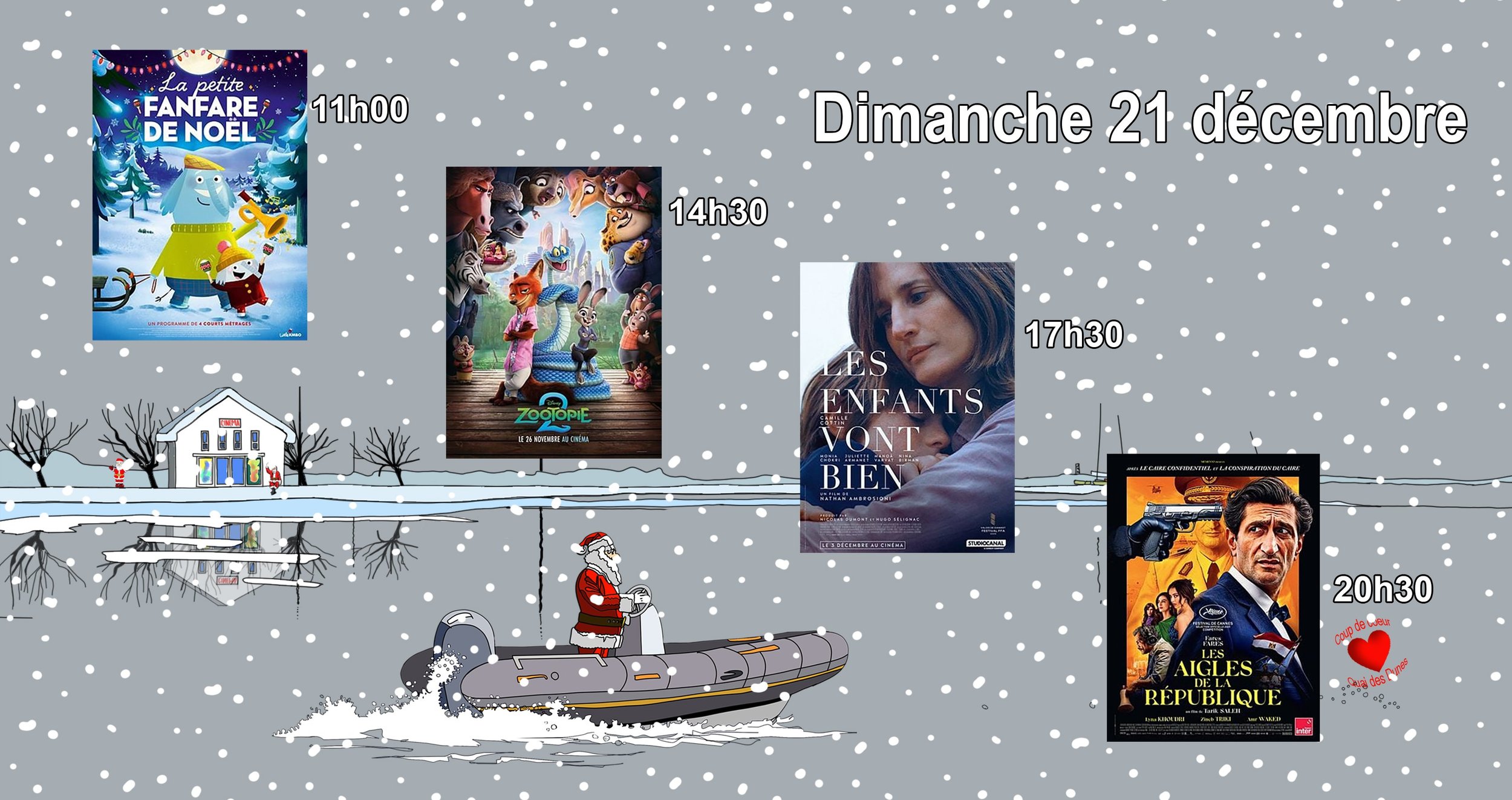 Un dimanche au cinéma : Quatre films pour les petits et les grands