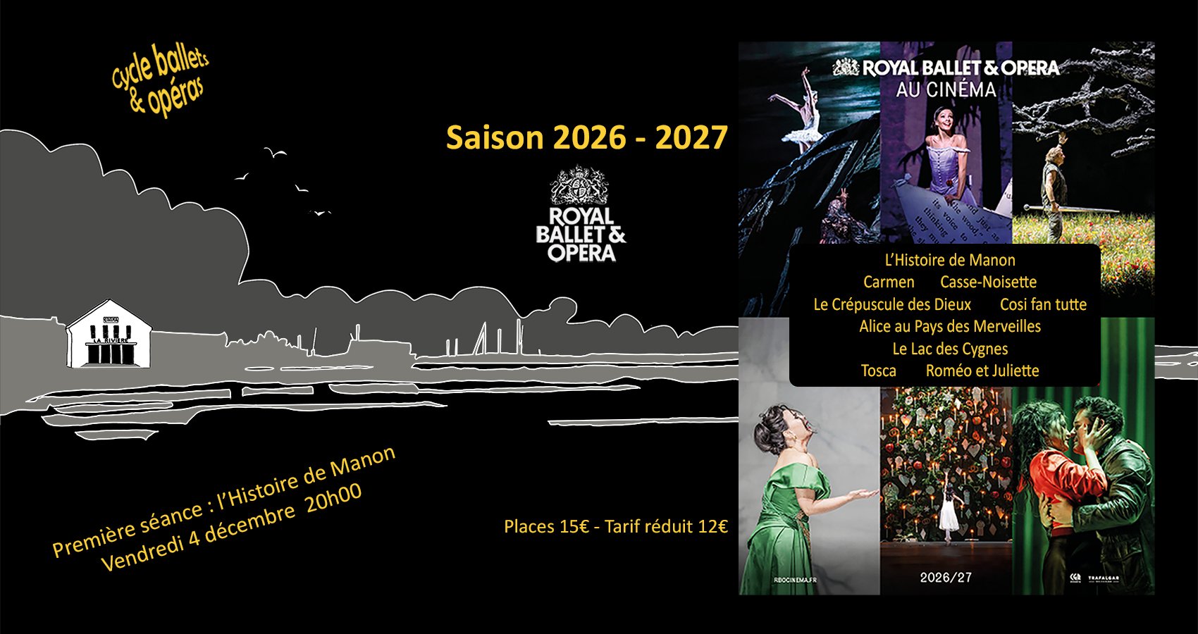 Opéras et Ballets au cinéma