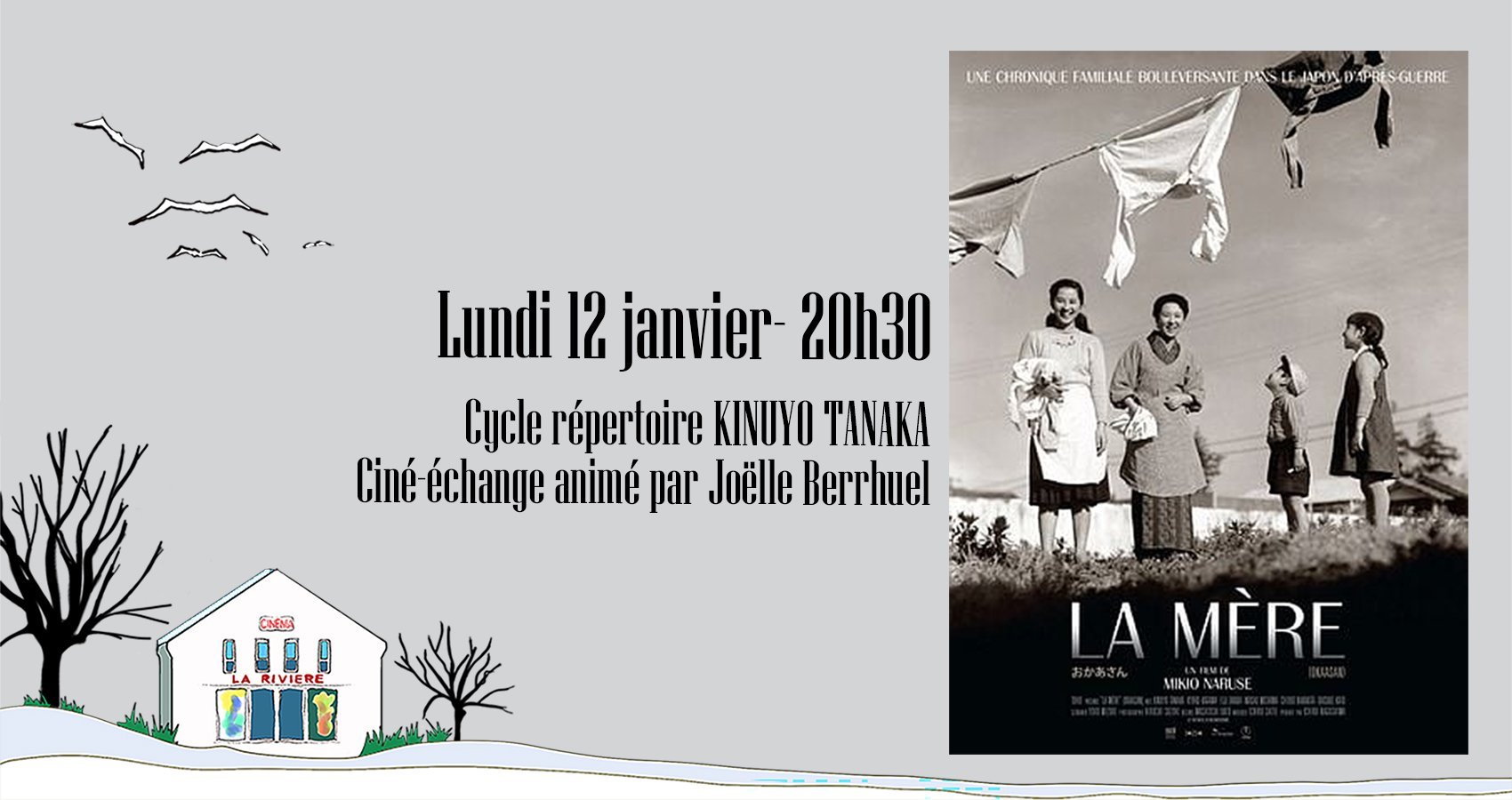 La Mère : film répertoire du cycle Kinuyo Takana