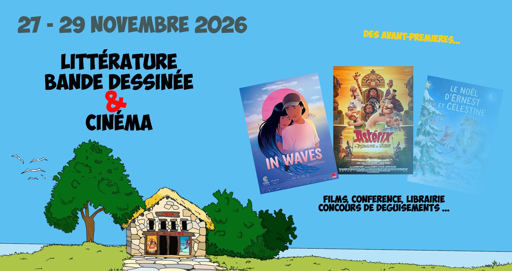 Cinéma, Bande déssinée, littérature
