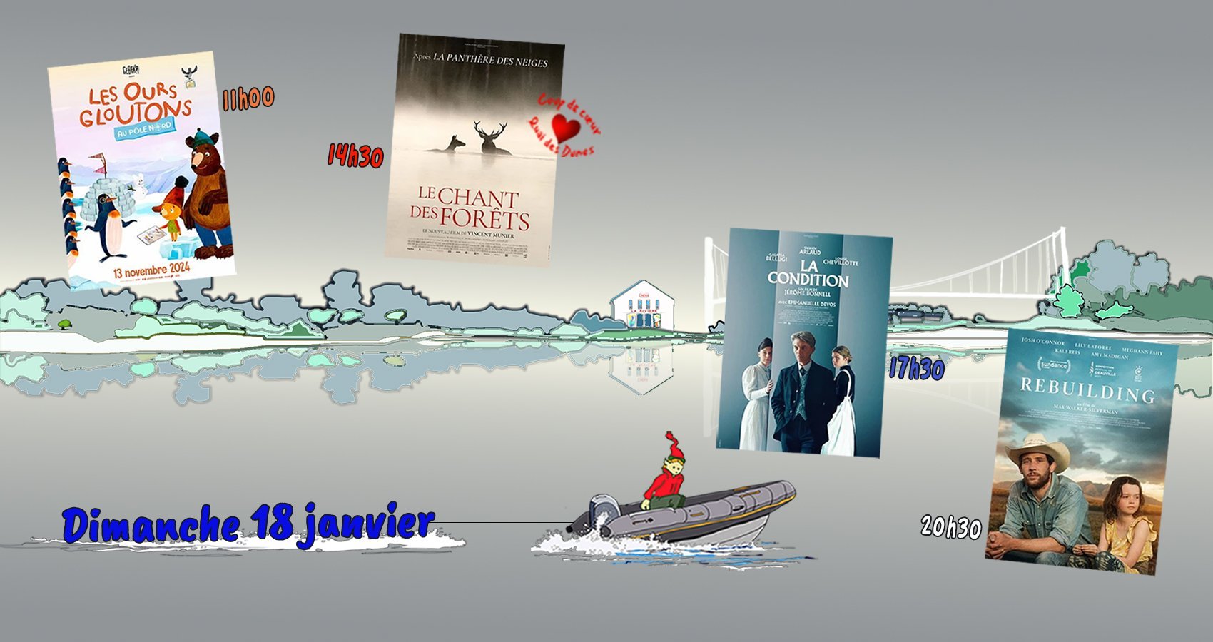 Dimanche au cinéma : quatre films pour les petits et les grands