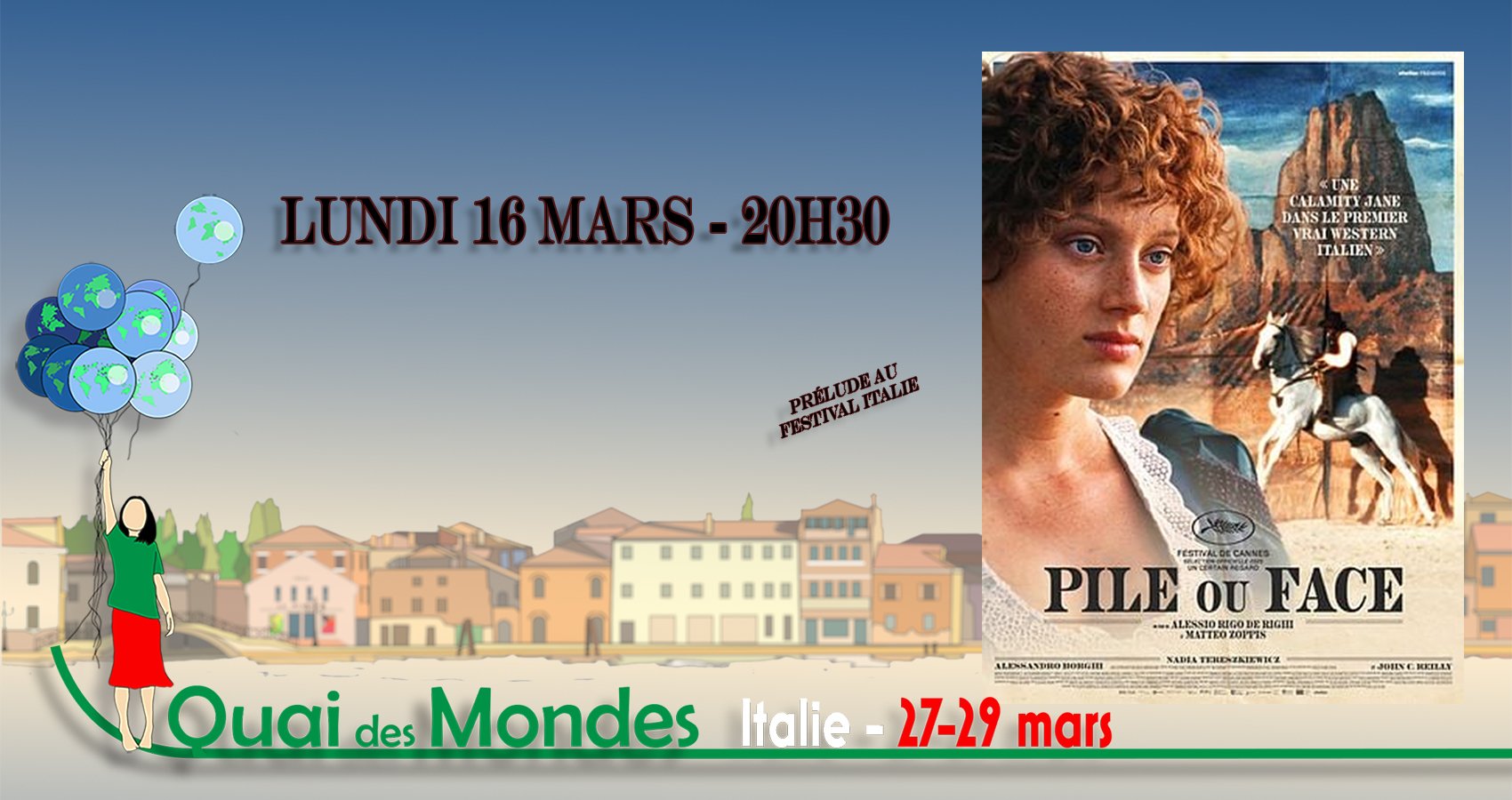 Pile ou face : en prélude au festival cinéma et culture italienne