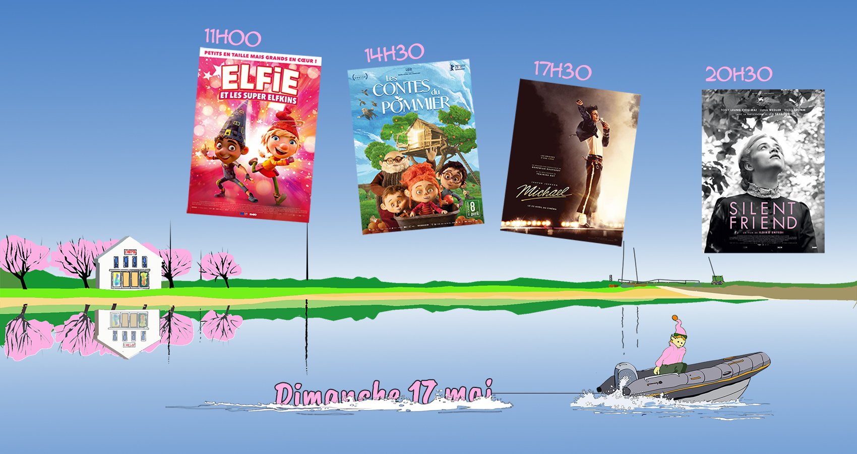 Dimanche 17 mai : quatre films pour les petits et les grands