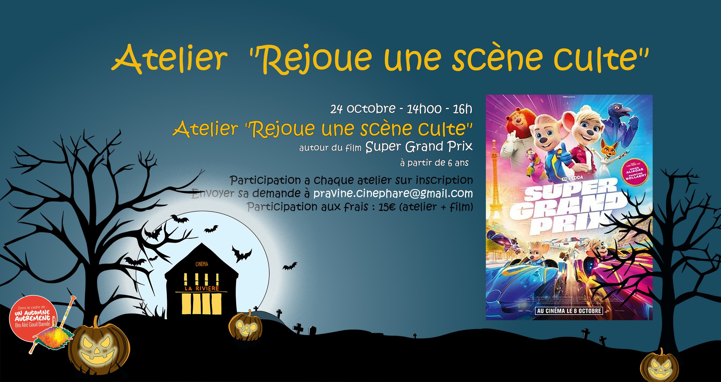Atelier cinéma pour les enfants : "Rejoue une scène culte"