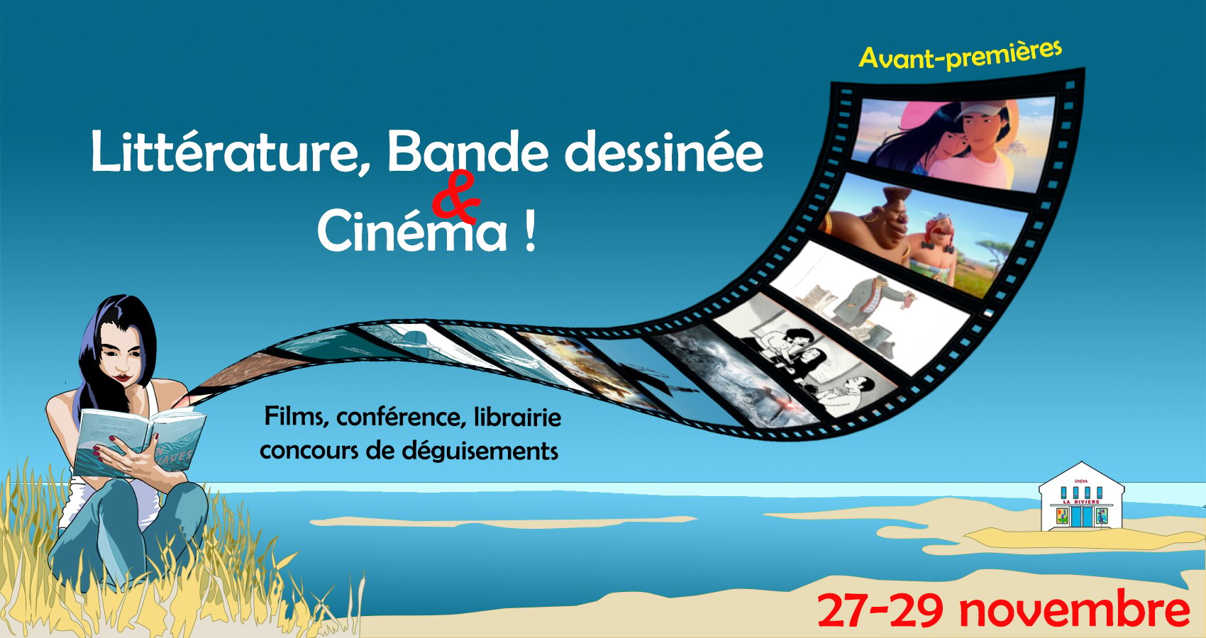 Week end Cinéma, BD, Littérature