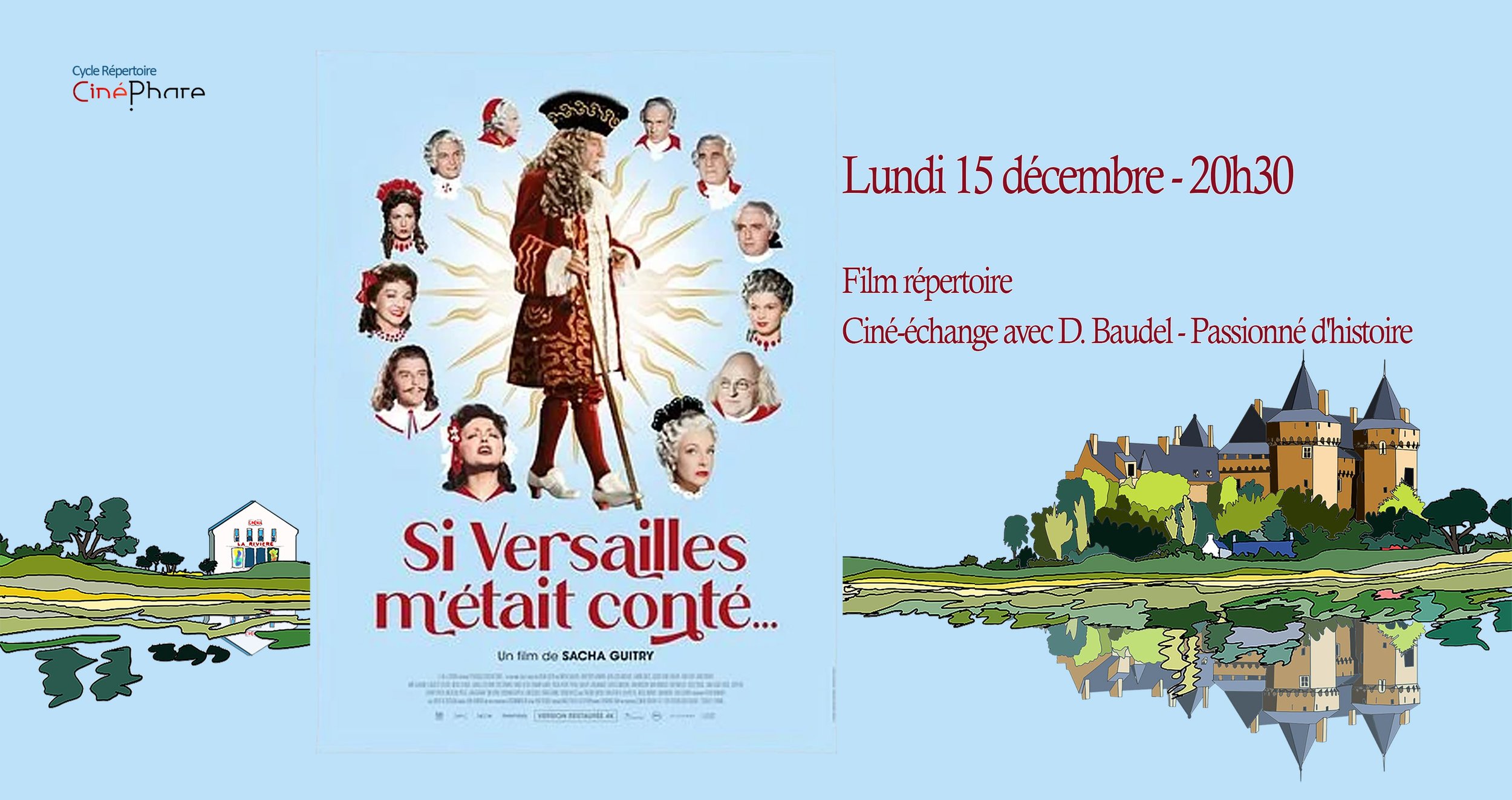 Si Versailles m'était conté : ciné répertoire