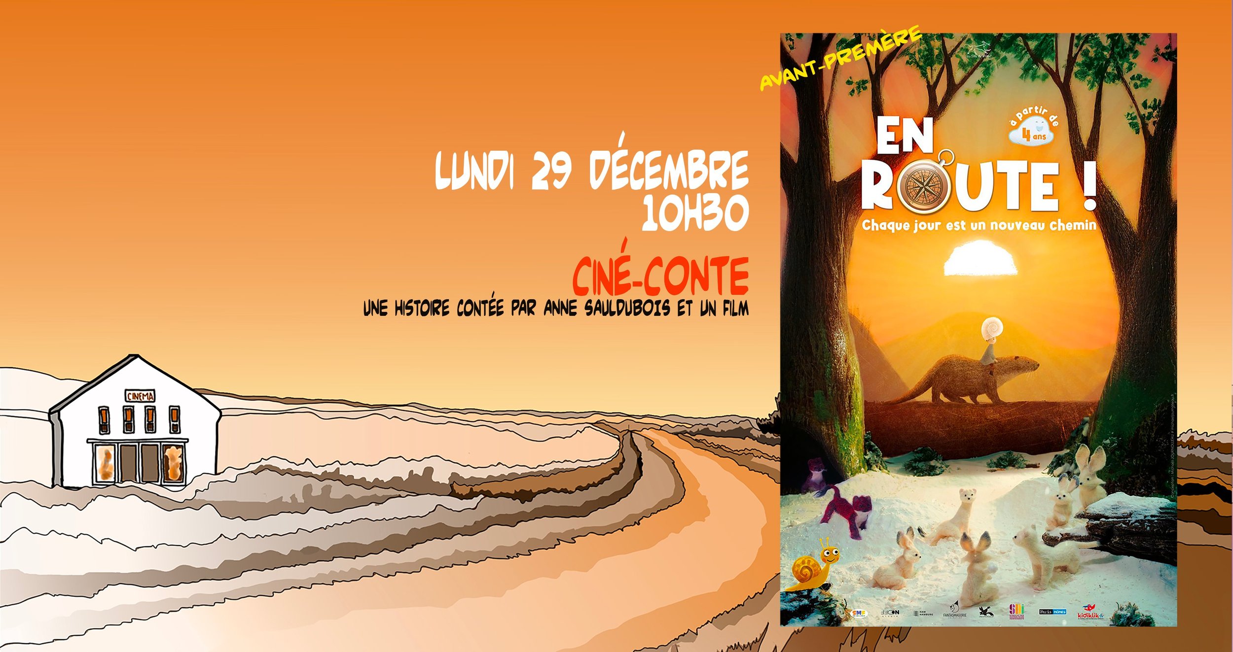 En Route : Ciné conte à partir de 3 ans