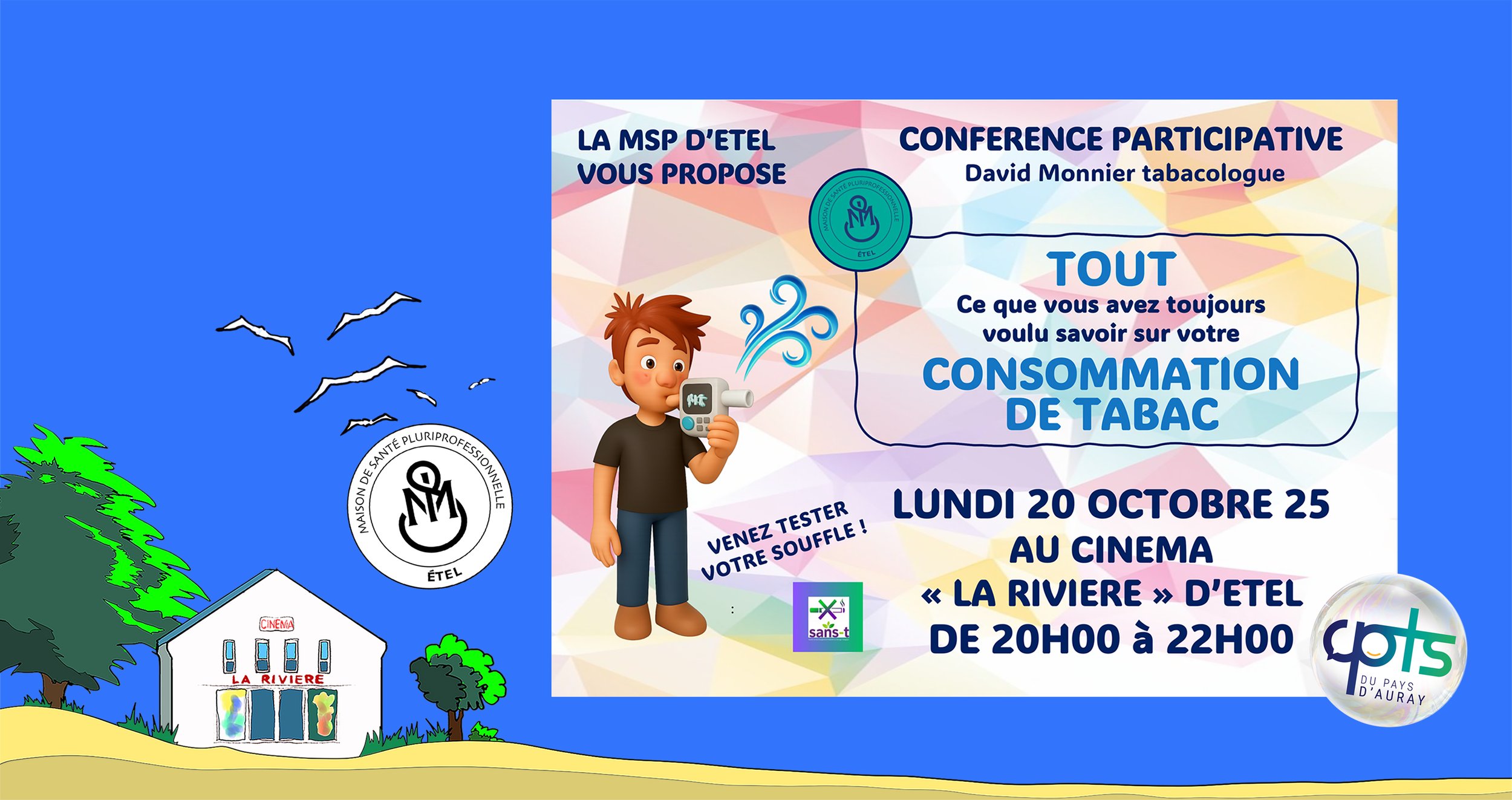 Conférence : Sensibilisation à l'arrêt du tabac.