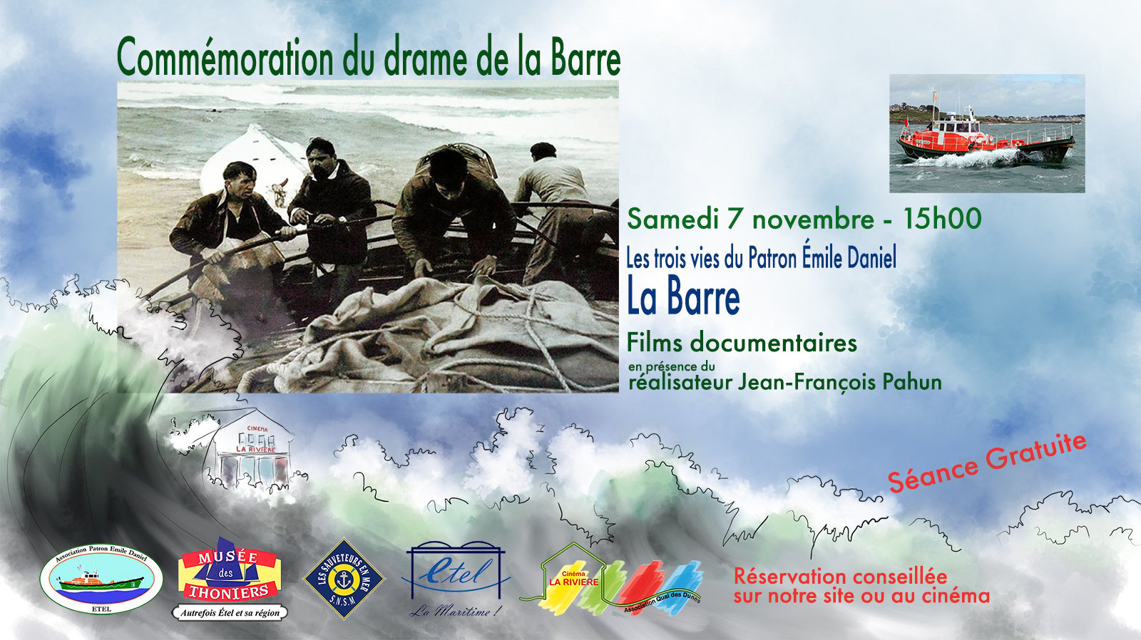 Les trois vies du patron Emile Daniel - La barre Etel 1958