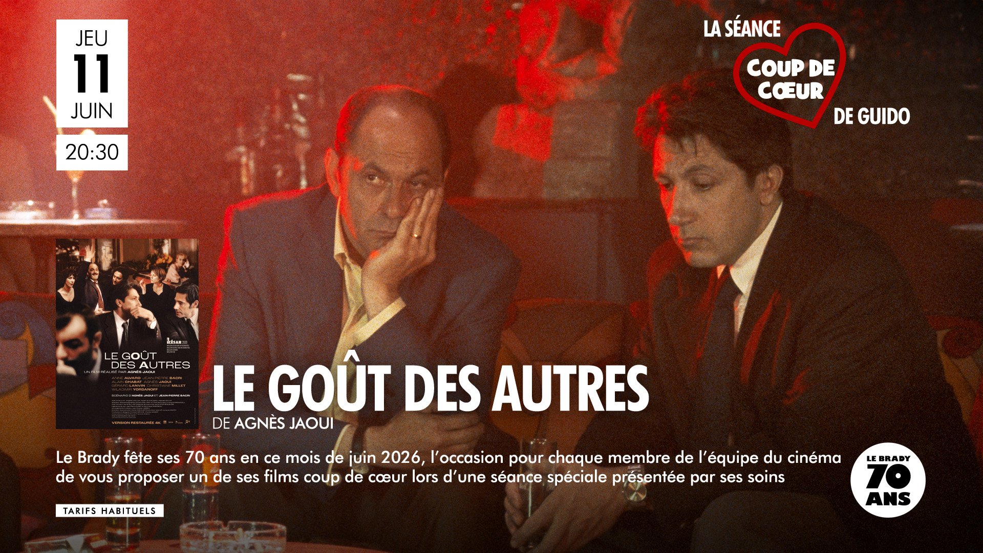 Le goût des autres