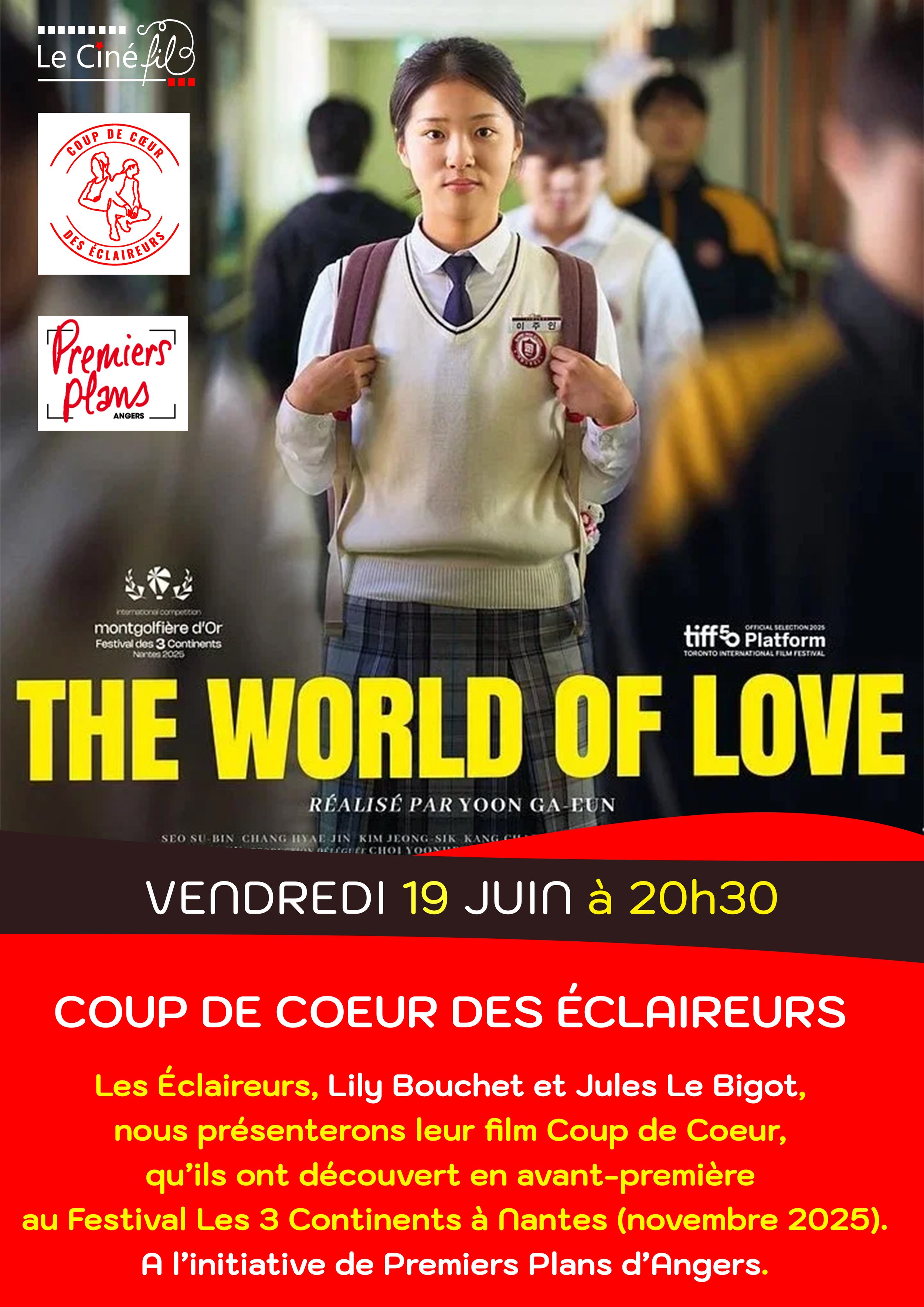 COUP DE  COEUR DES ECLAIREURS : THE WORLD OF LOVE de Ga Eun Yoon