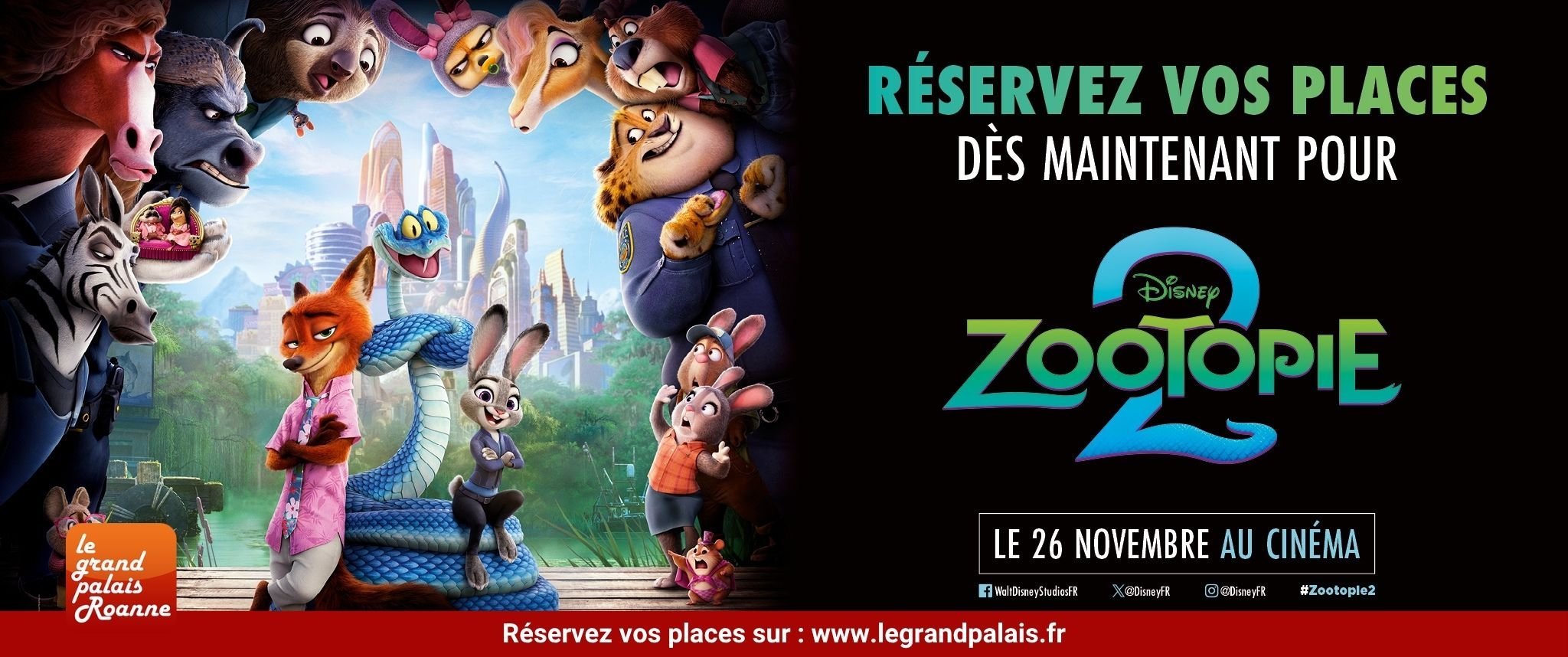 Préventes - 🐰🦊🐍 - Zootopie 2