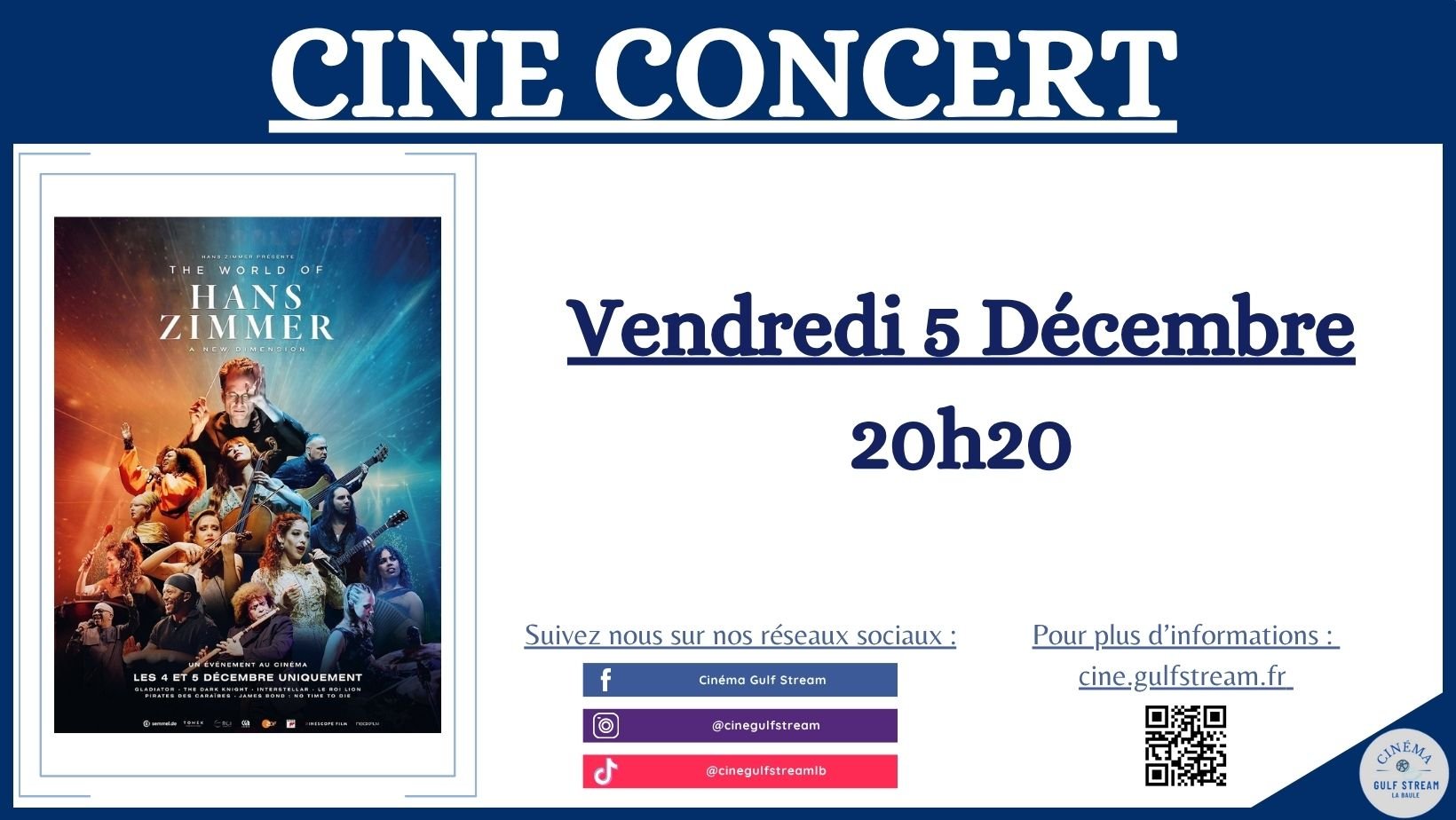 CINE CONCERT : The World Of Hans Zimmer - A New Dimension