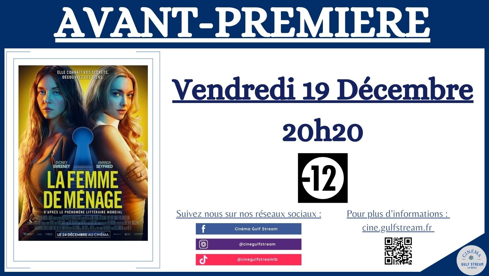 AVANT-PREMIERE : LA FEMME DE MENAGE