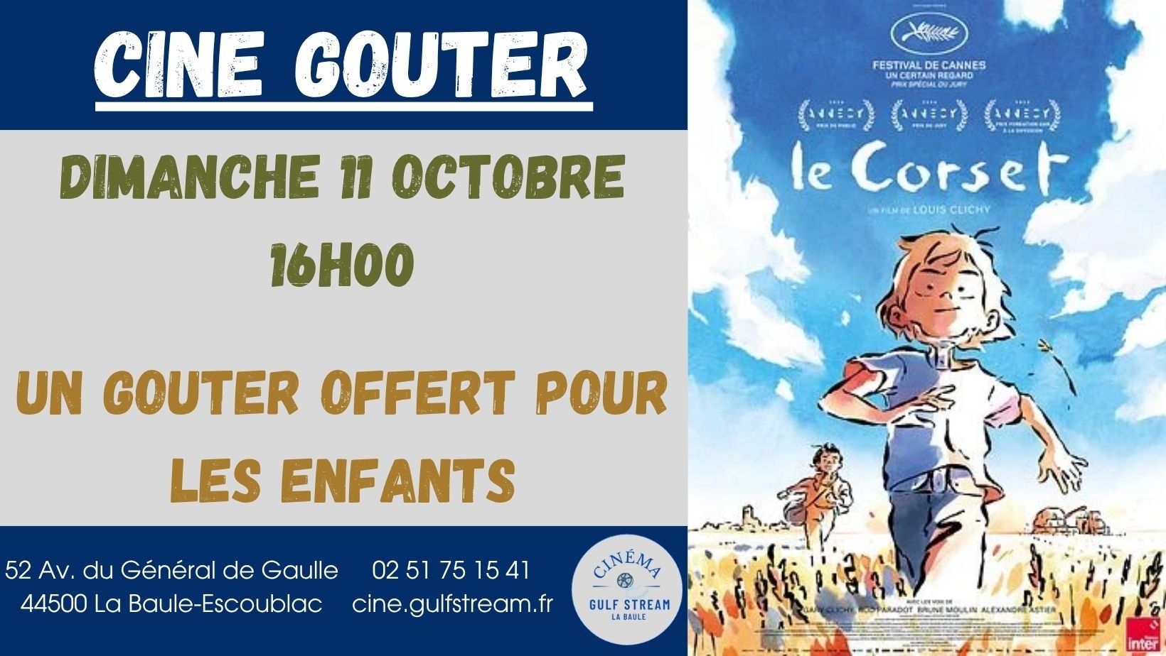 CINE GOUTER : LE CORSET
