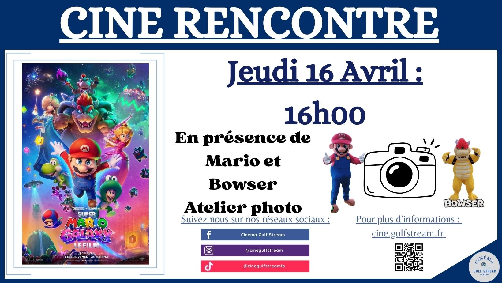CINE RENCONTRE Mascotte Mario