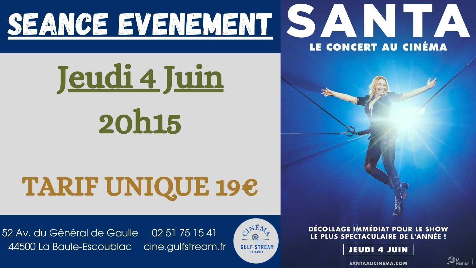 SANTA – Le Concert au cinéma