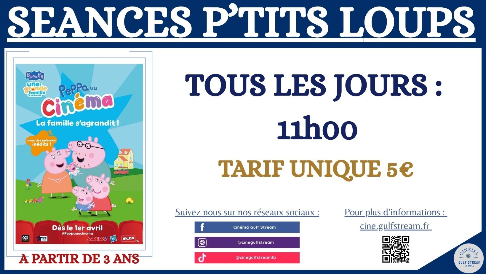 SEANCES P’TITS LOUPS