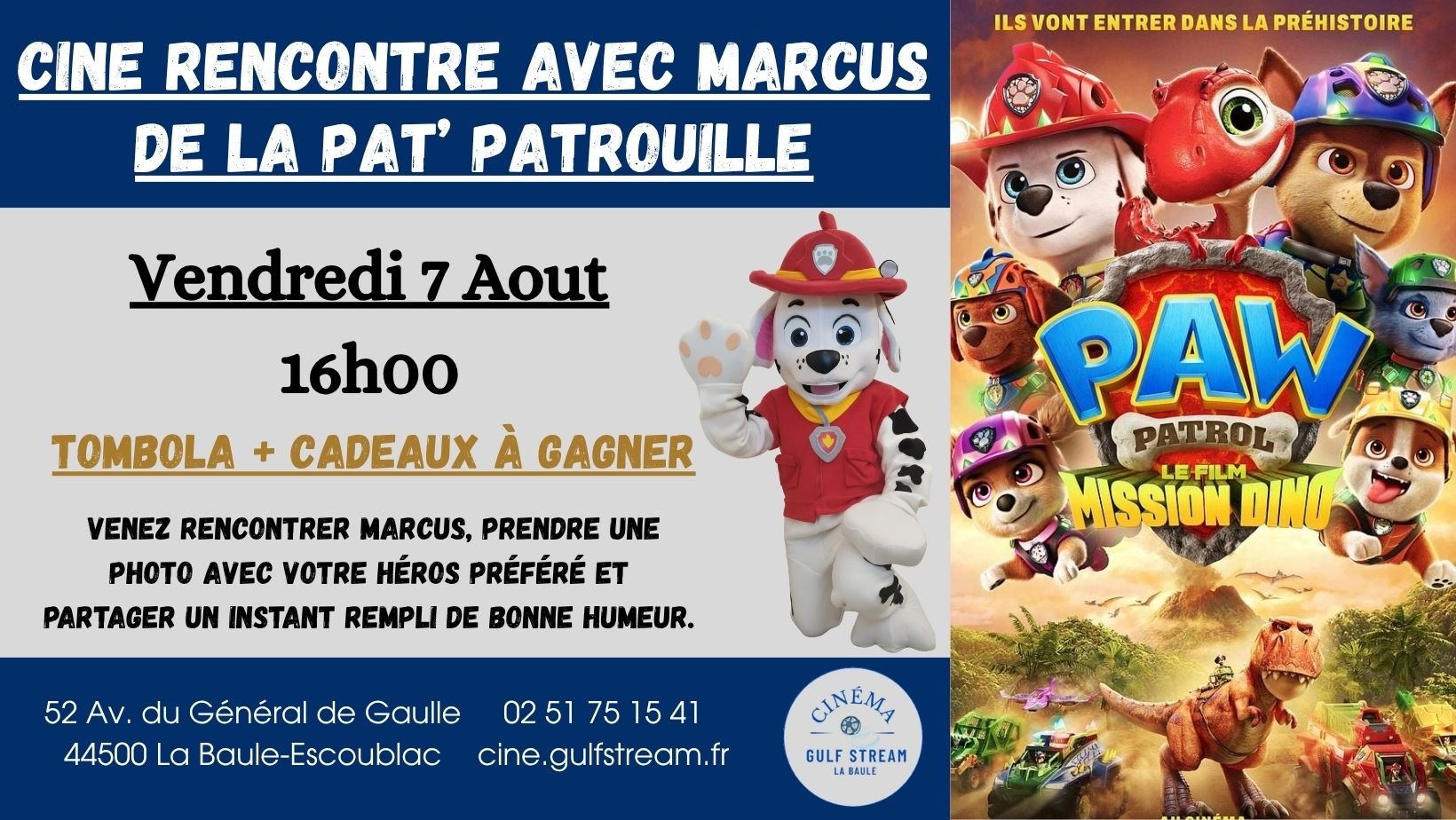 CINE RENCONTRE avec marcus de la pat’ patrouille
