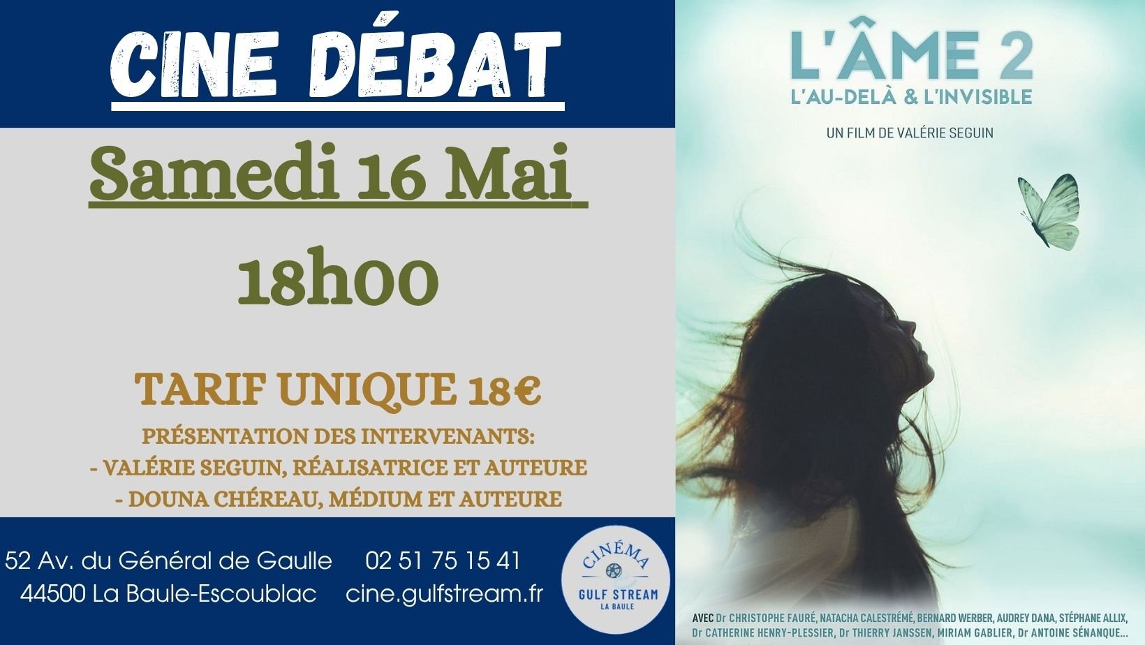 CINE DEBAT : L'AME 2 L'AU DELA ET INVISIBLE