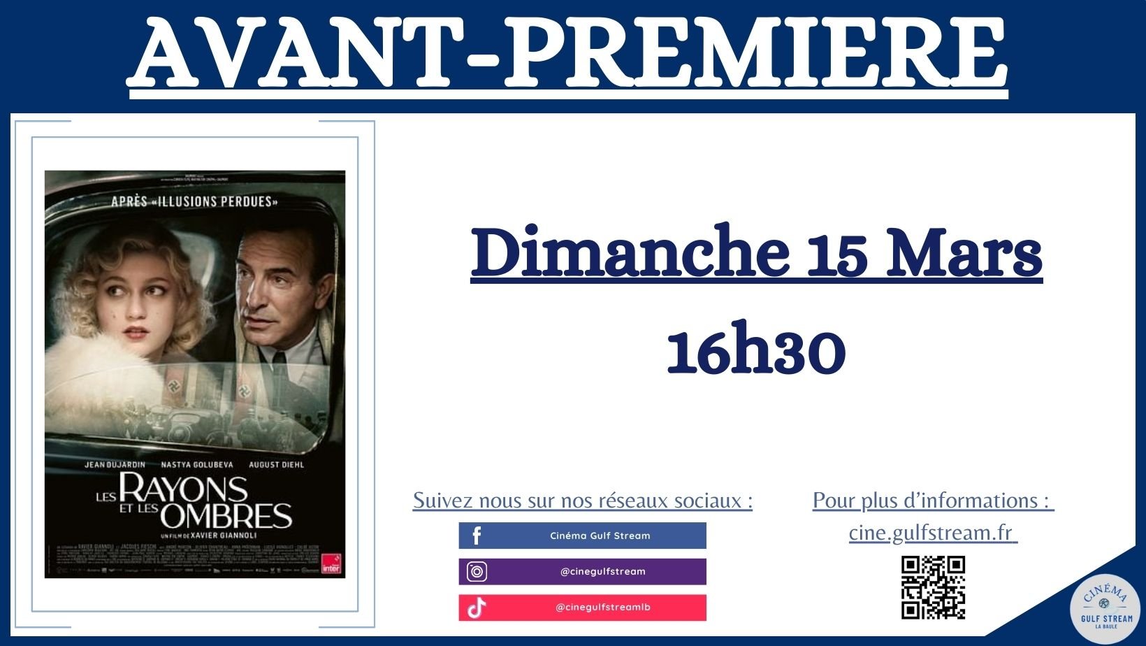 AVANT-PREMIERE : LES RAYONS ET LES OMBRES