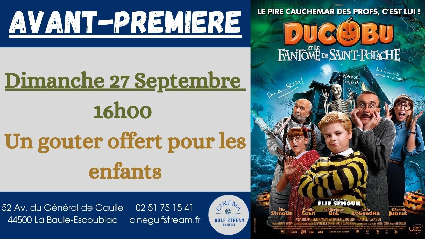 AVANT-PREMIERE : Ducobu et le fantôme de Saint-Potache