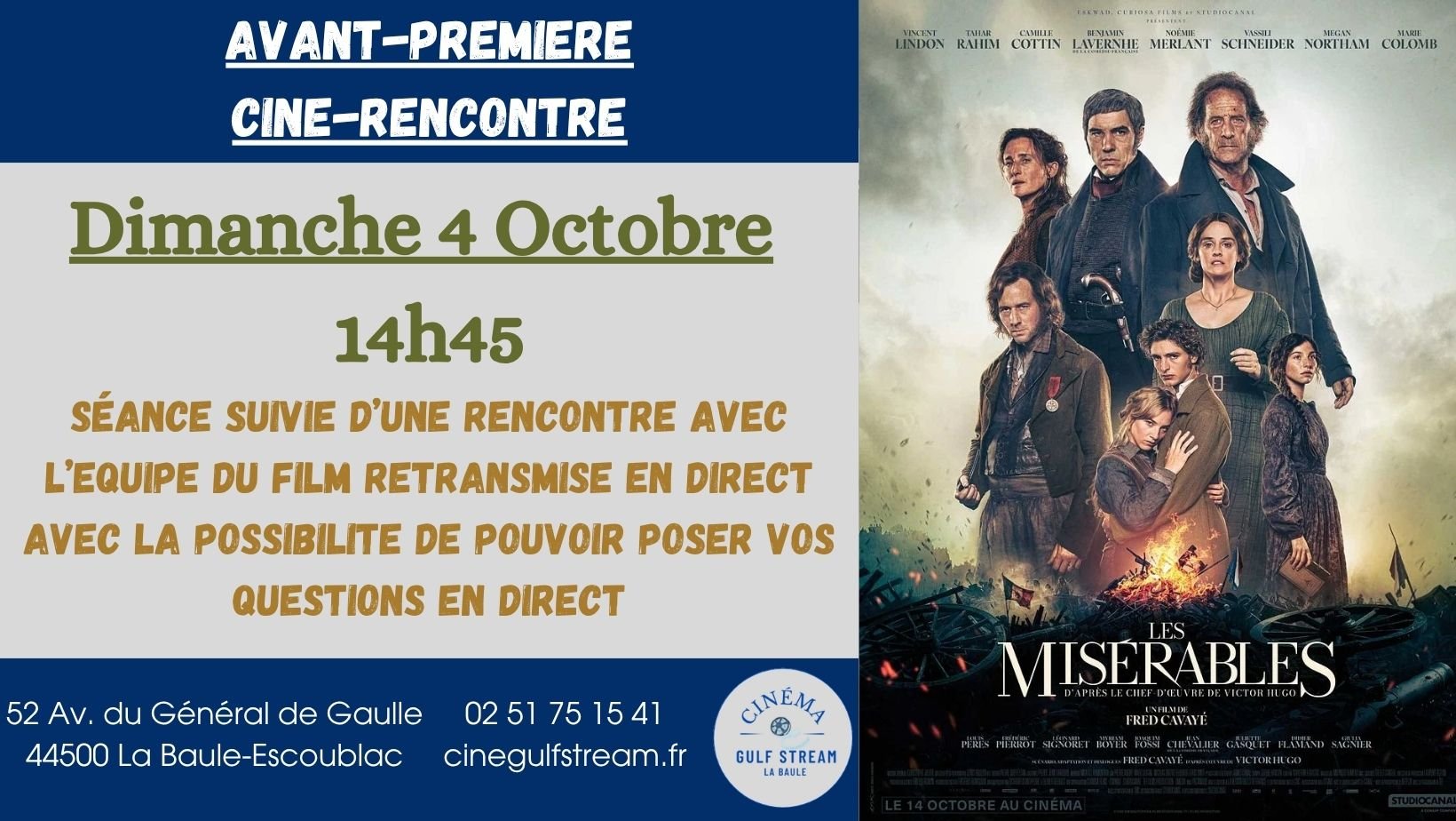 AVANT-PREMIERE : CINE RENCONTRE