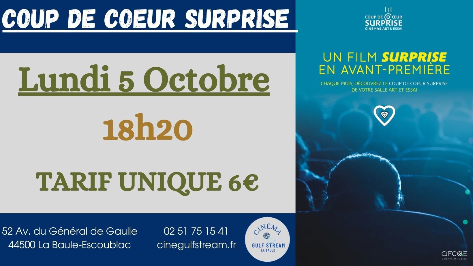 Séance spéciale : COUP DE COEUR SURPRISE