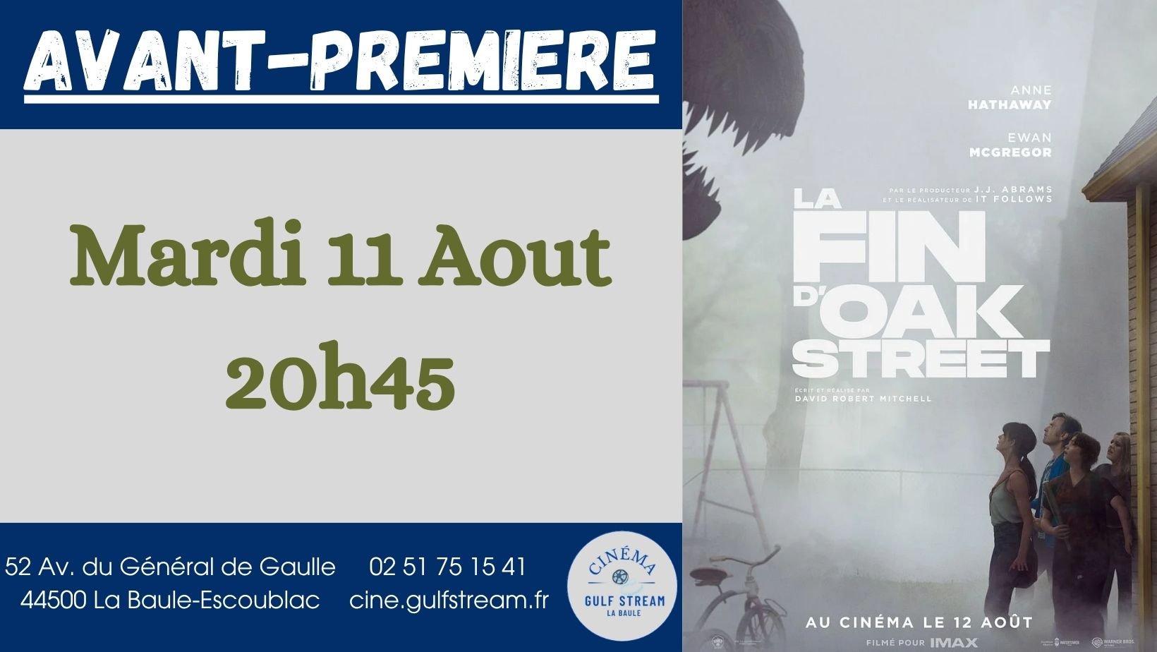 AVANT-PREMIERE : LA FIN D'OAK STREET 