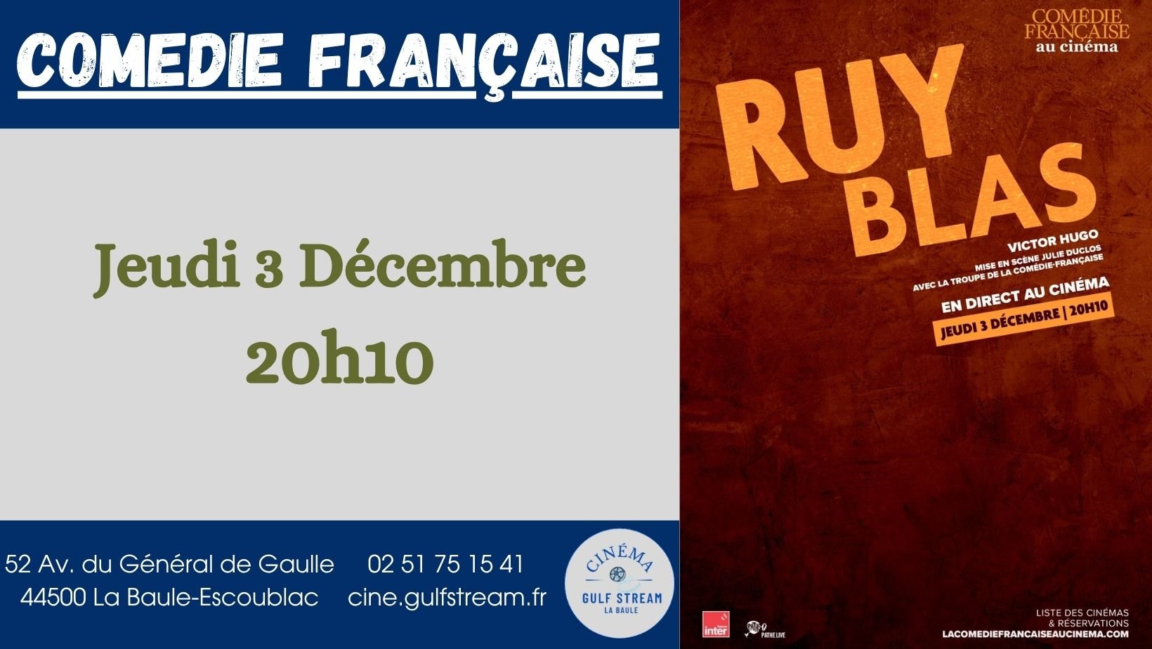 Comédie Française : Ruy Blas
